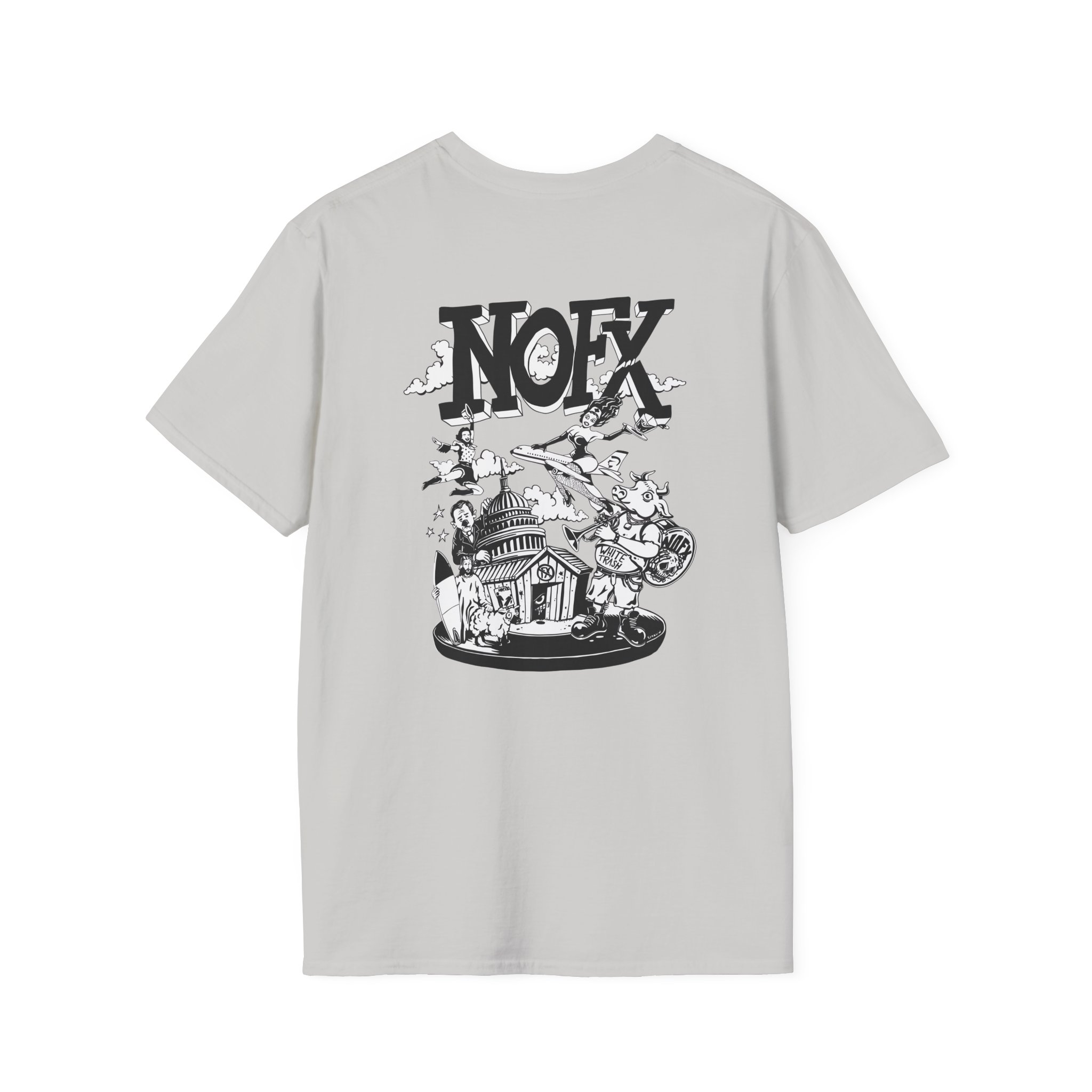 Nofx Allbums Unisex Softstyle T-Shirt