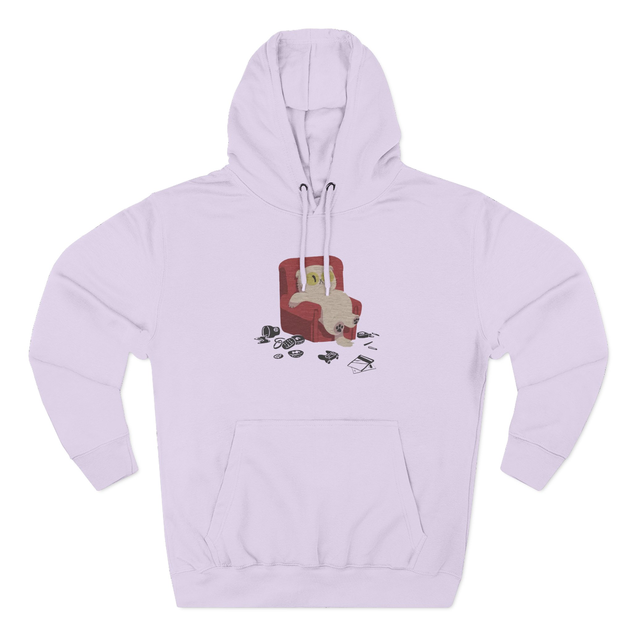 Lirik Lazycat Three-Panel Fleece Hoodie
