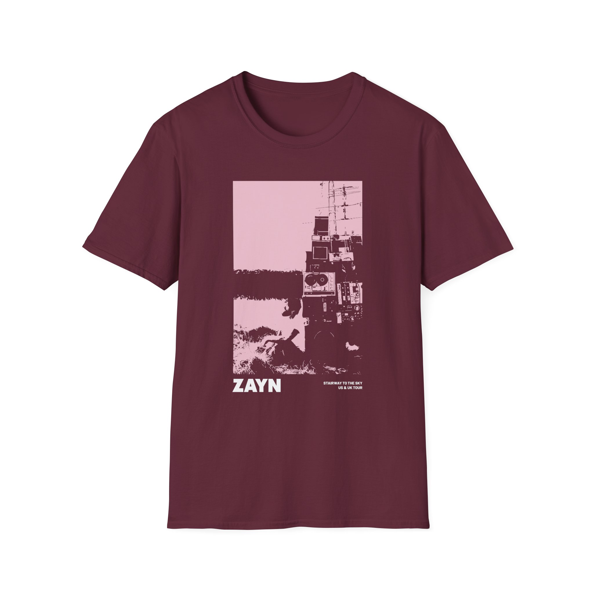 Zayn Malik Antenna Itin Faded Unisex Softstyle T-Shirt