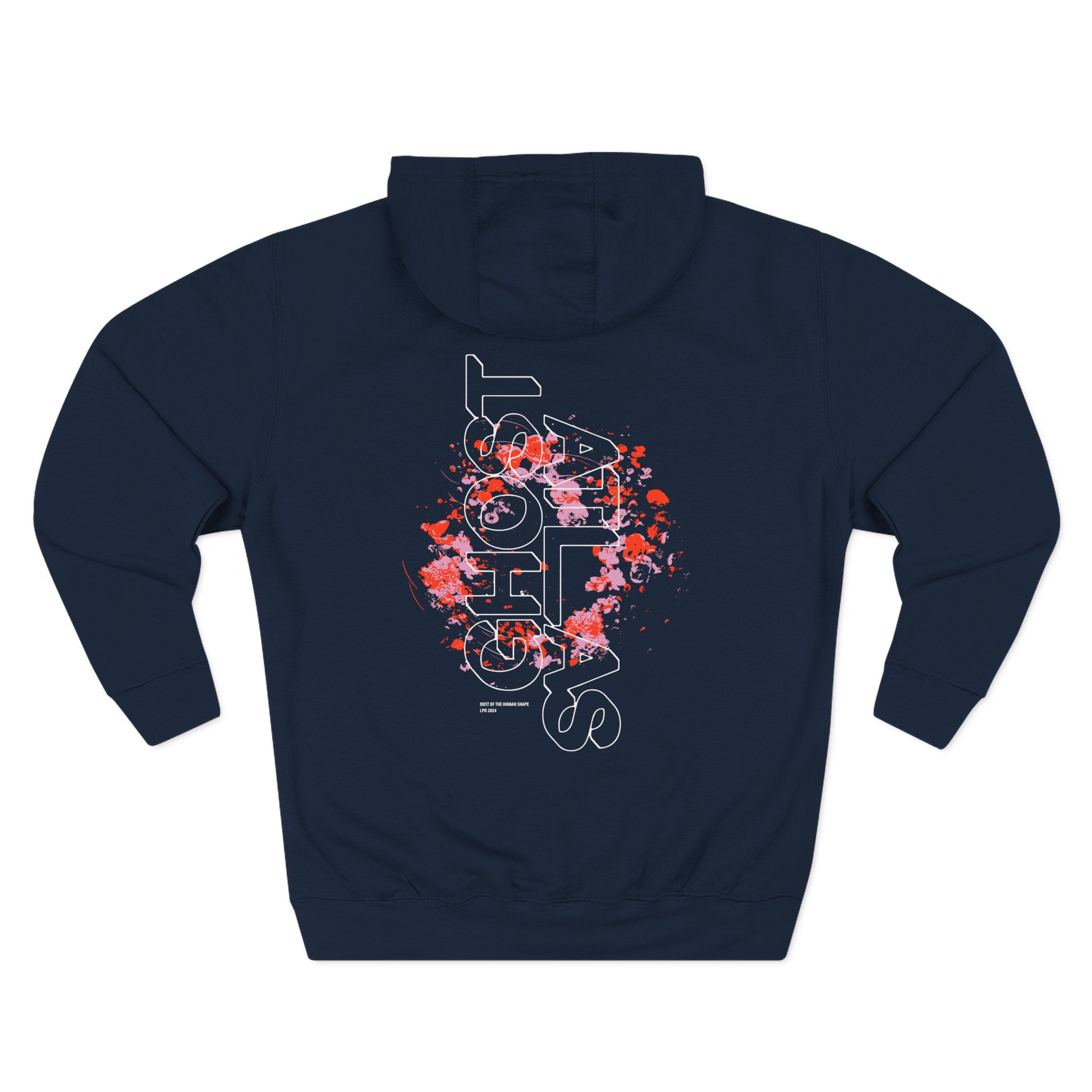 Ghost Atlas Bouquet Three-Panel Fleece Hoodie
