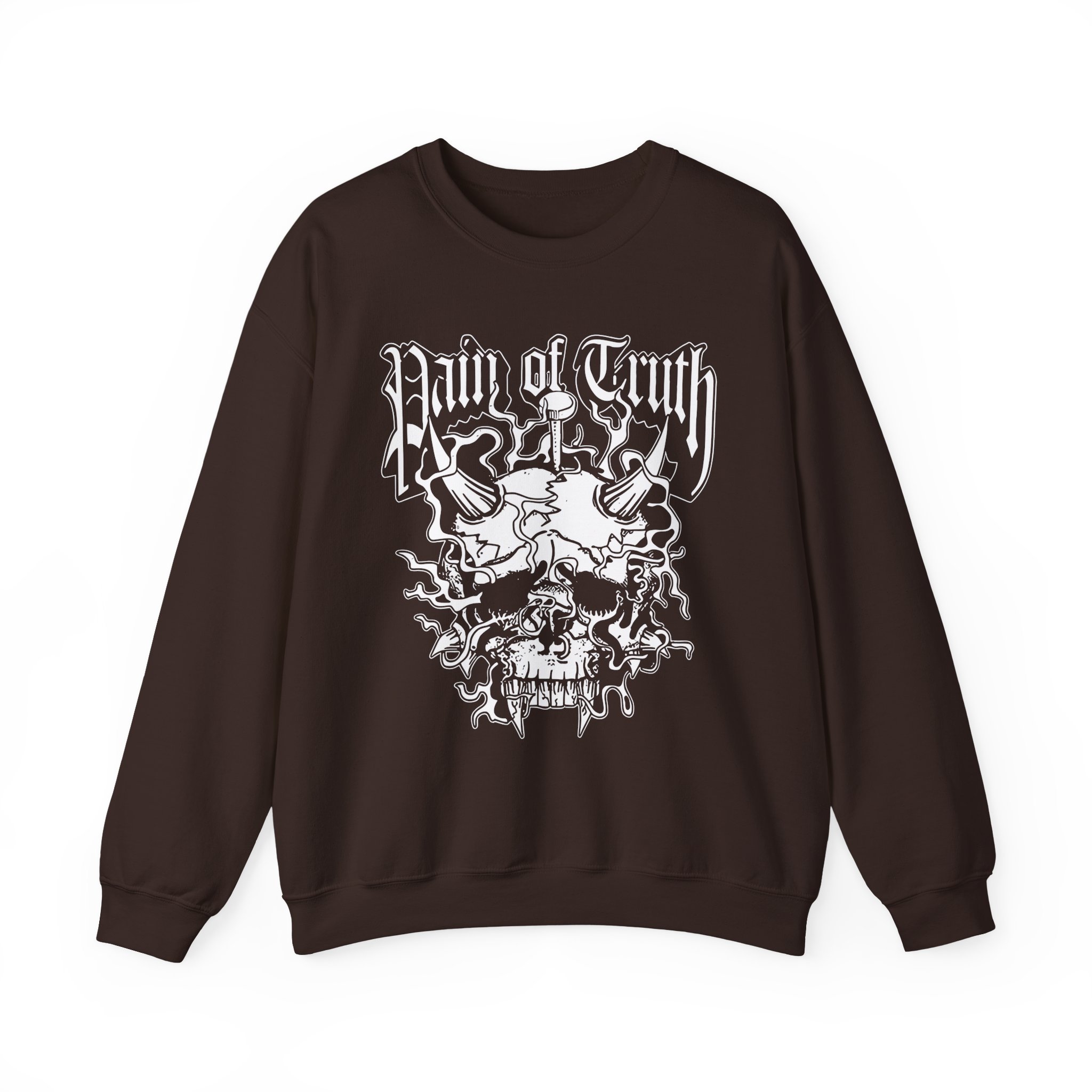 Pain of Truth Fangs Unisex Heavy Blendâ„¢ Crewneck Sweatshirt