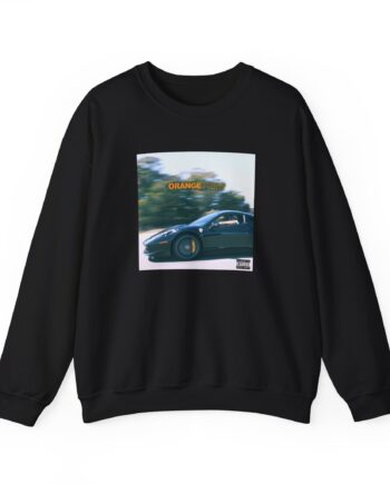 Larry June Orange Print Unisex Heavy Blend™ Crewneck Sweatshirt