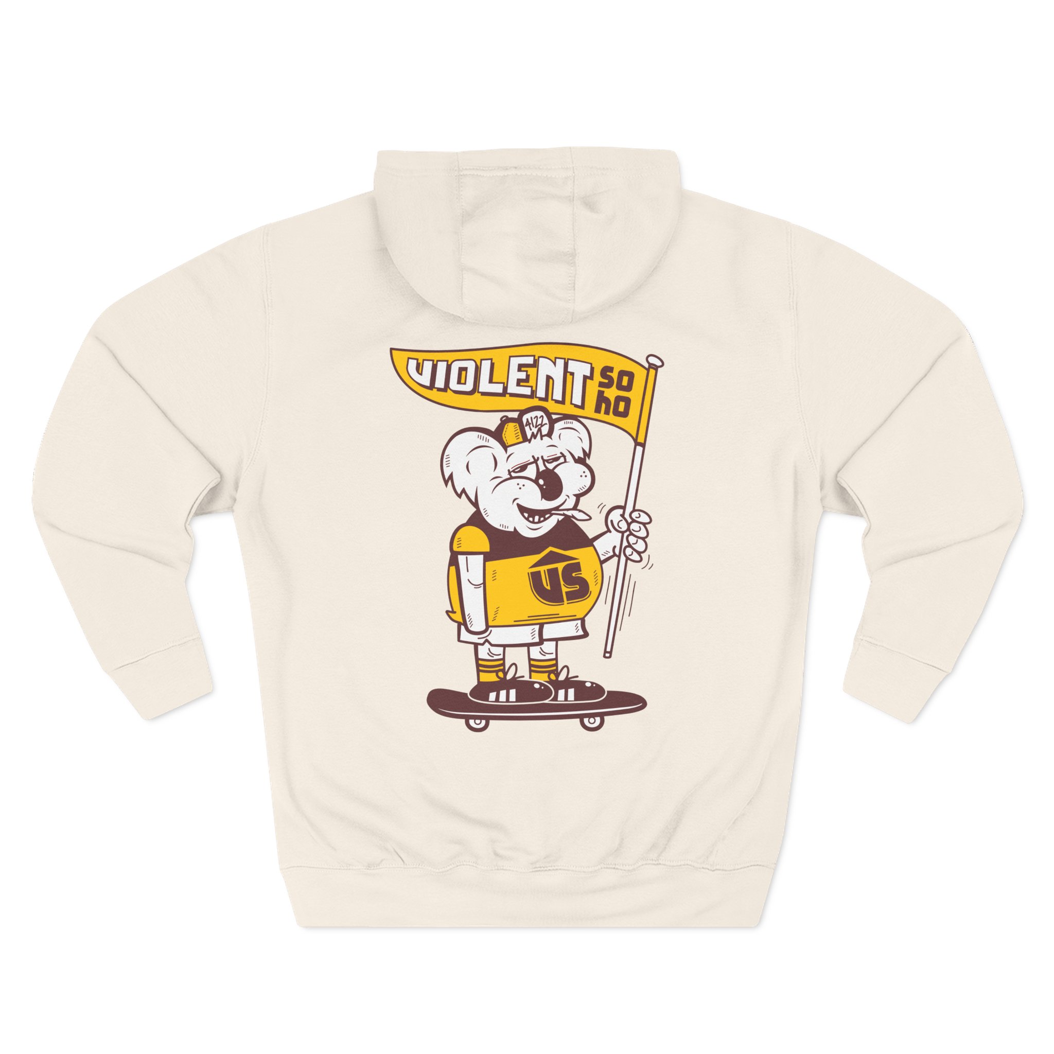 Violent Soho Brisbane Bears Three-Panel Fleece Hoodie
