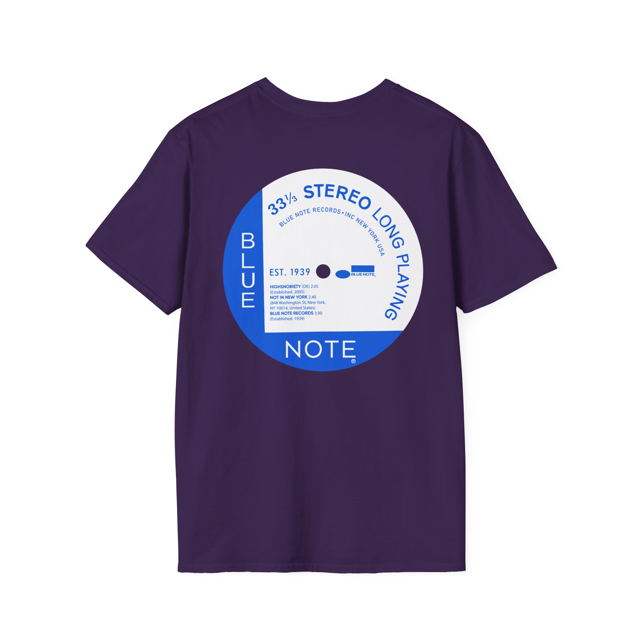Blue Note X Highsnobiety Anniversary Unisex Softstyle T-Shirt
