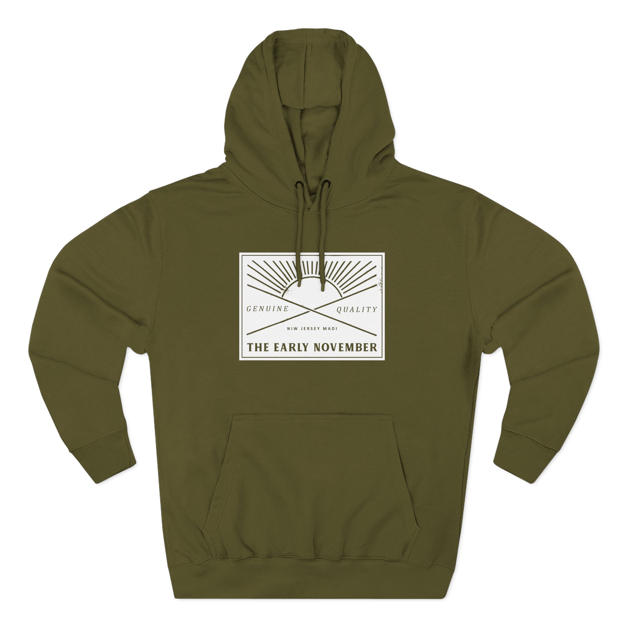 The Early November Sunrise Three-Panel Fleece Hoodie