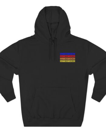 Smartless Sexy Indifference Three-Panel Fleece Hoodie