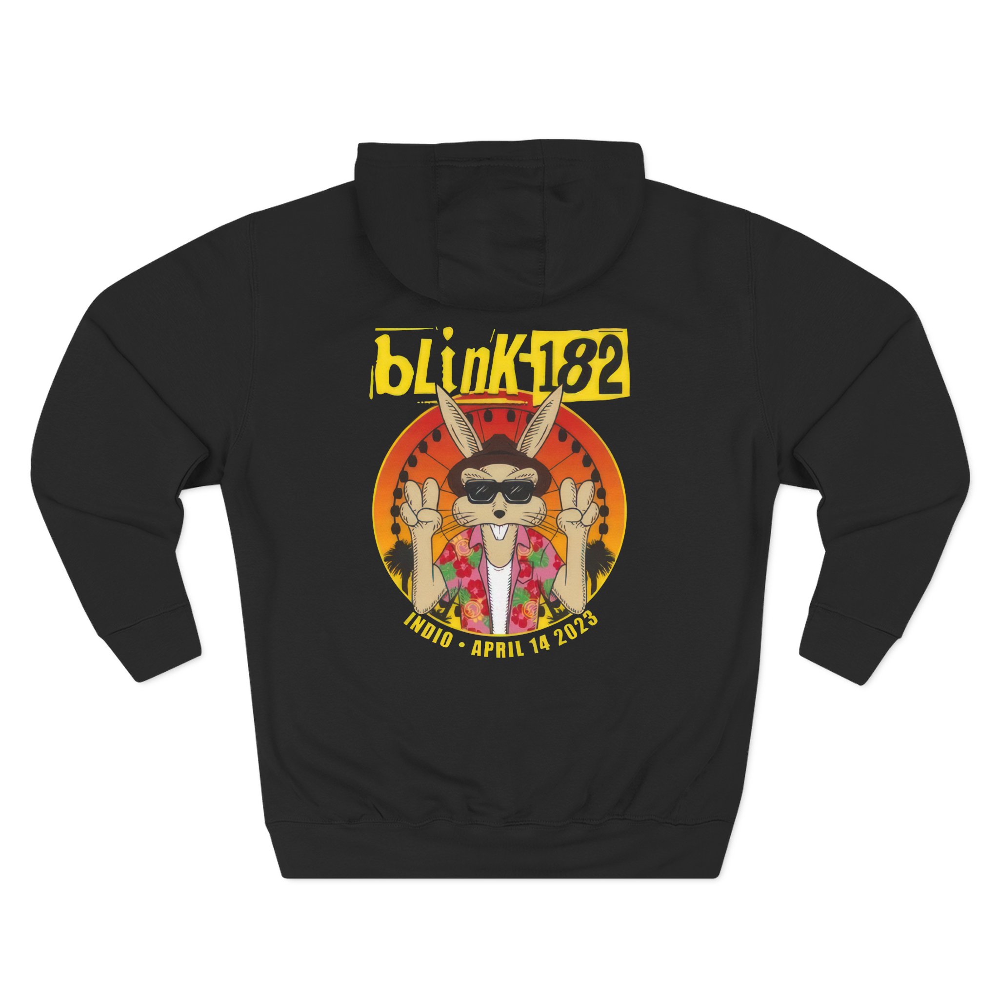 Blink 182 Coachella San Diego 2023 Three-Panel Fleece Hoodie