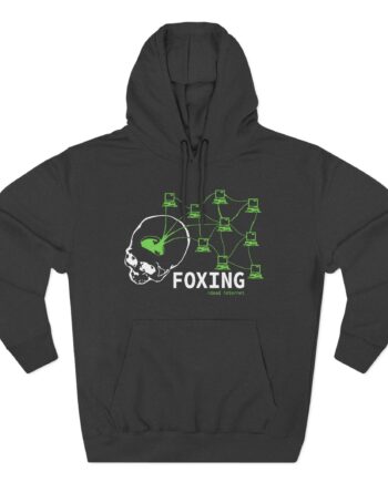 Foxing Dead Internet Three-Panel Fleece Hoodie