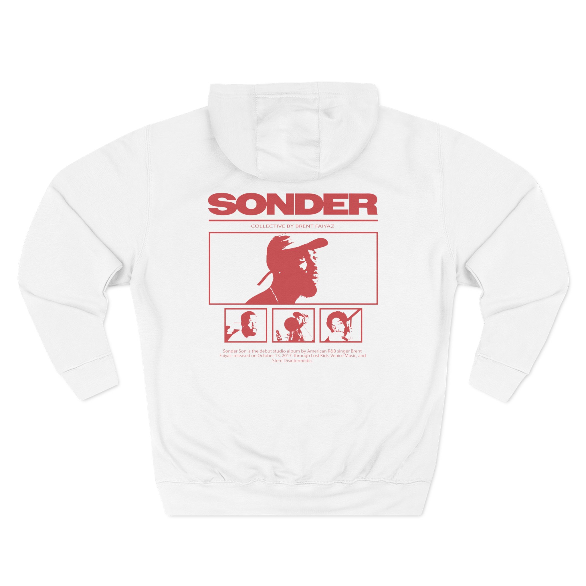 Brent Faiyaz Sonder Three-Panel Fleece Hoodie