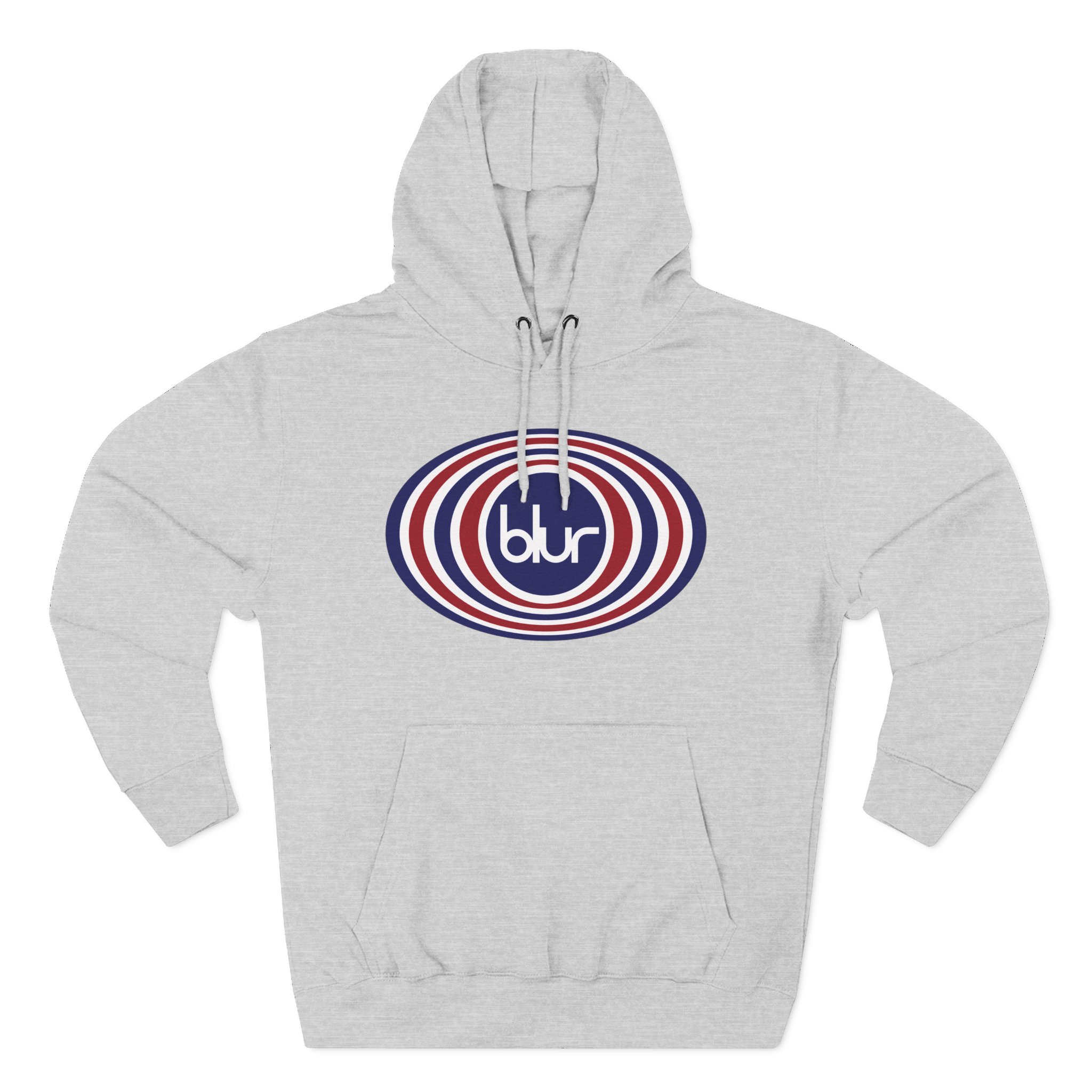 Blur Three-Panel Fleece Hoodie