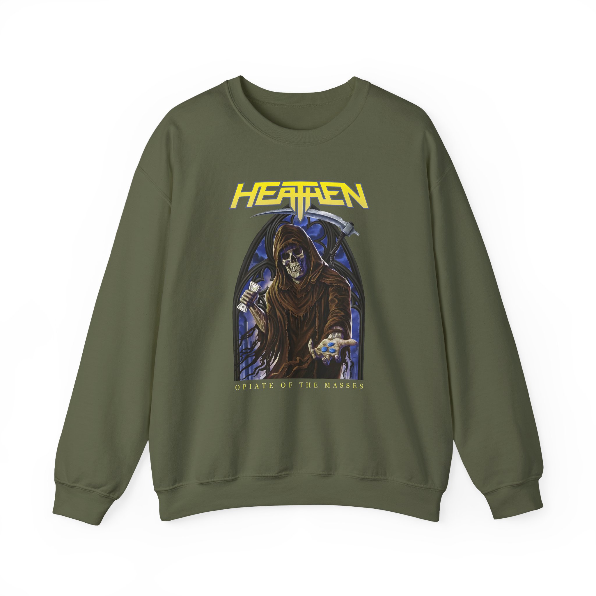 Heathen Opiate of the Masses Unisex Heavy Blendâ„¢ Crewneck Sweatshirt