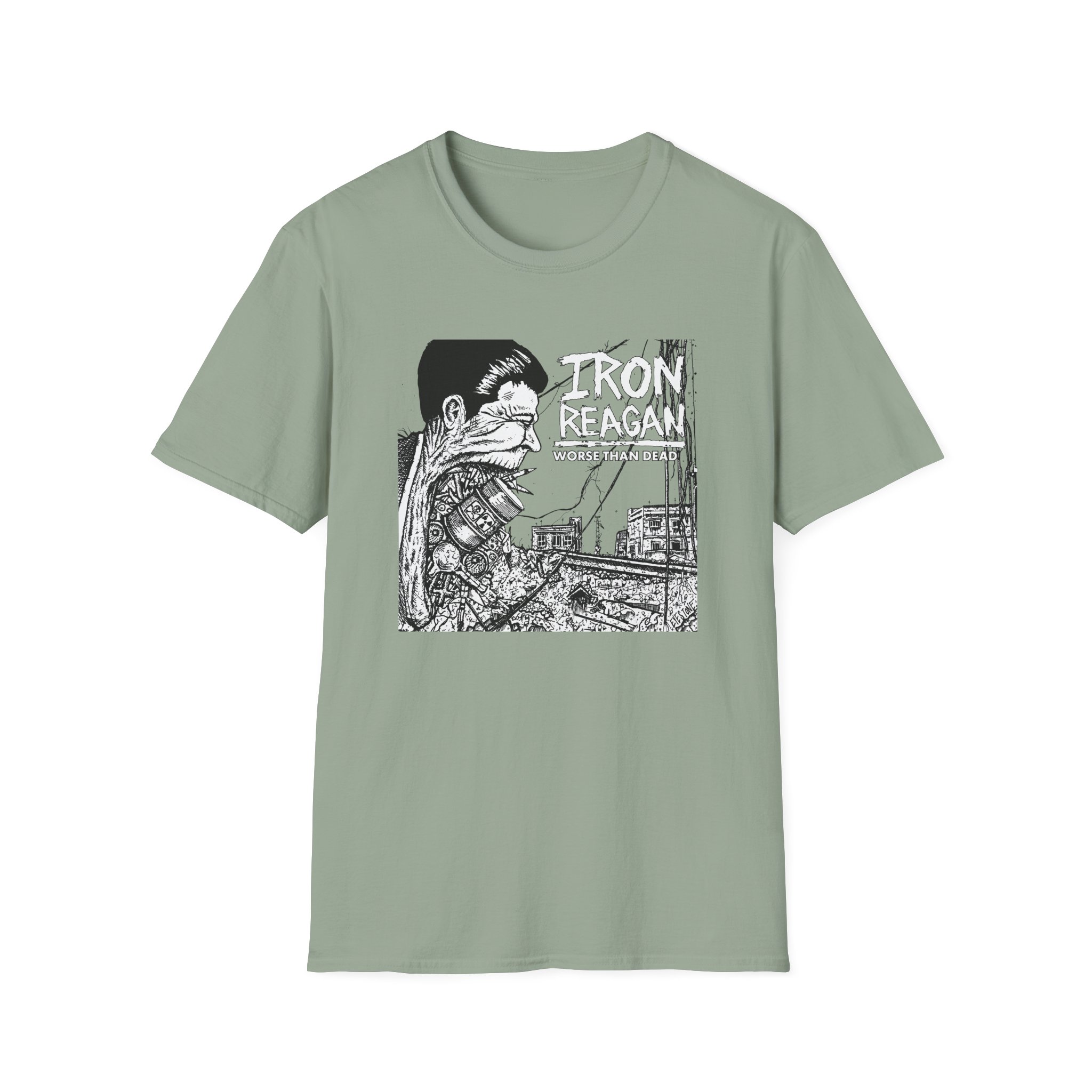 Iron Reagan Worse Than Dead Unisex Softstyle T-Shirt