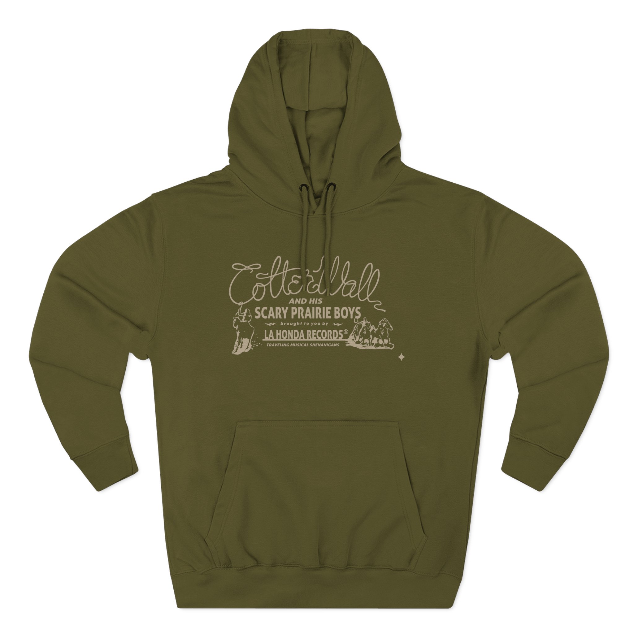 Colter Wall & His Scary Prairie Boys Three-Panel Fleece Hoodie