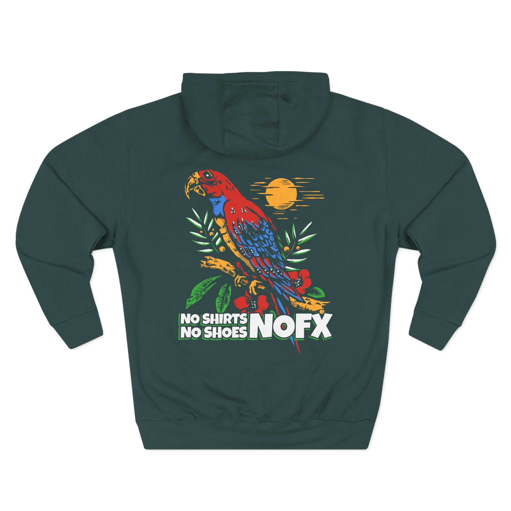 Nofx No Shirt, No Shoes Three-Panel Fleece Hoodie