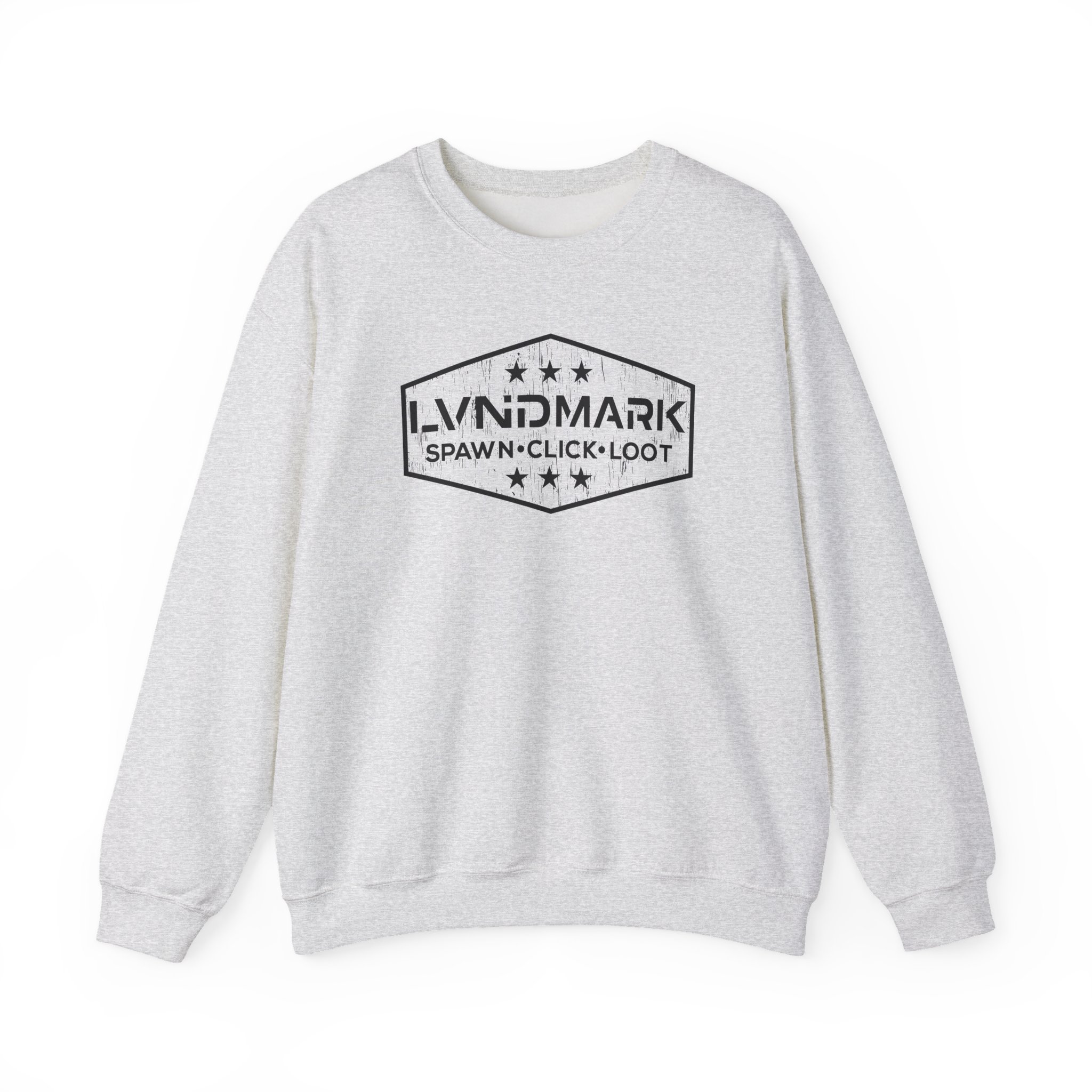 Lvndmark Spawn Click Loot 77 Unisex Heavy Blendâ„¢ Crewneck Sweatshirt