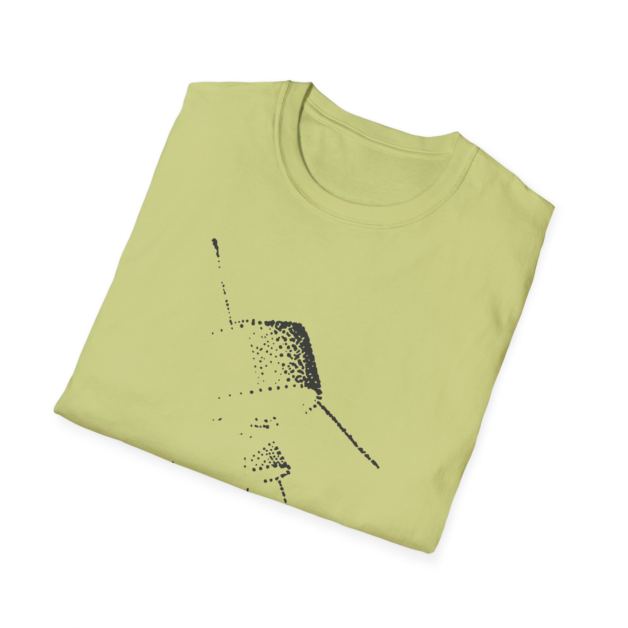 Cave in Satellite: Blackened Unisex Softstyle T-Shirt