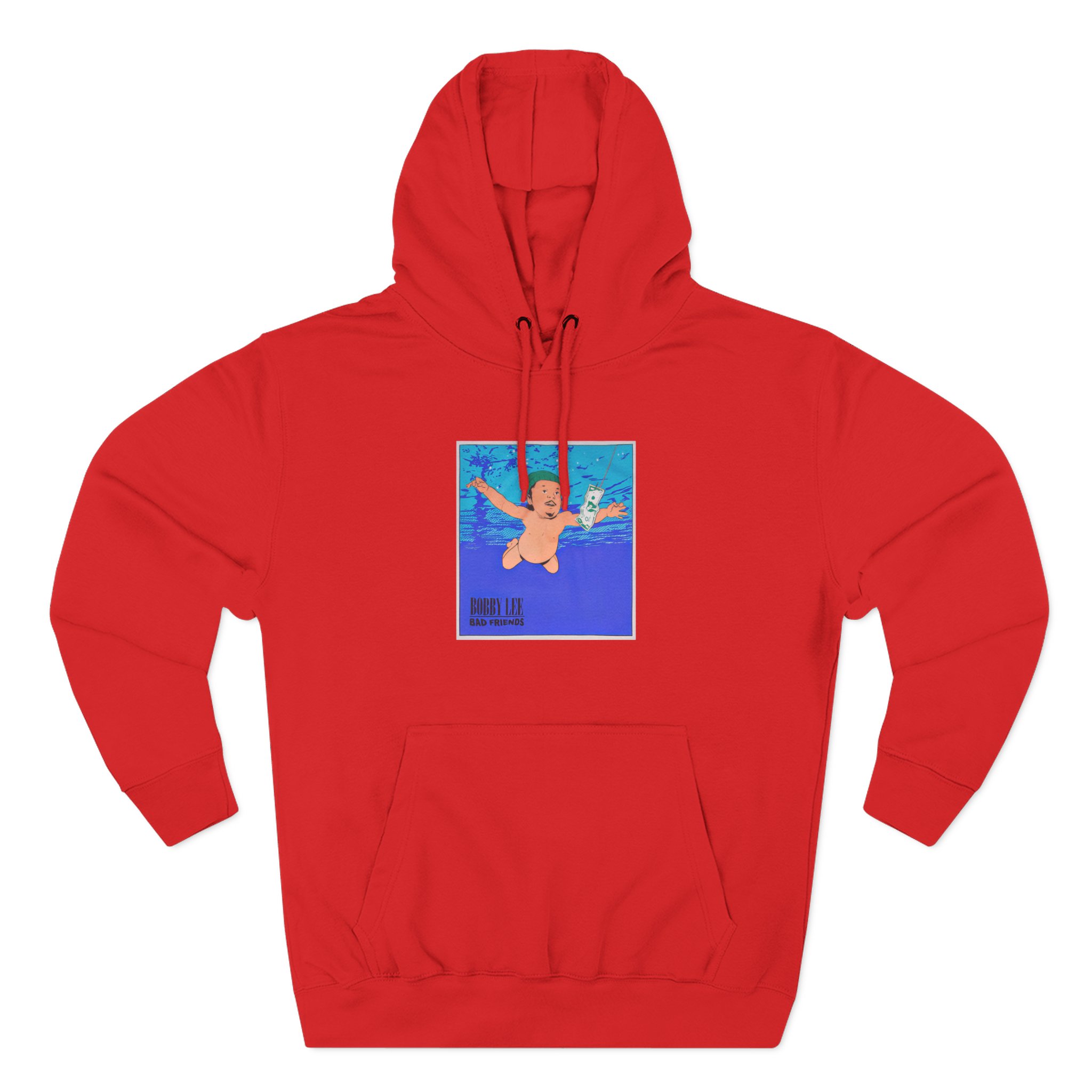 Bad Friends Nevermind Three-Panel Fleece Hoodie