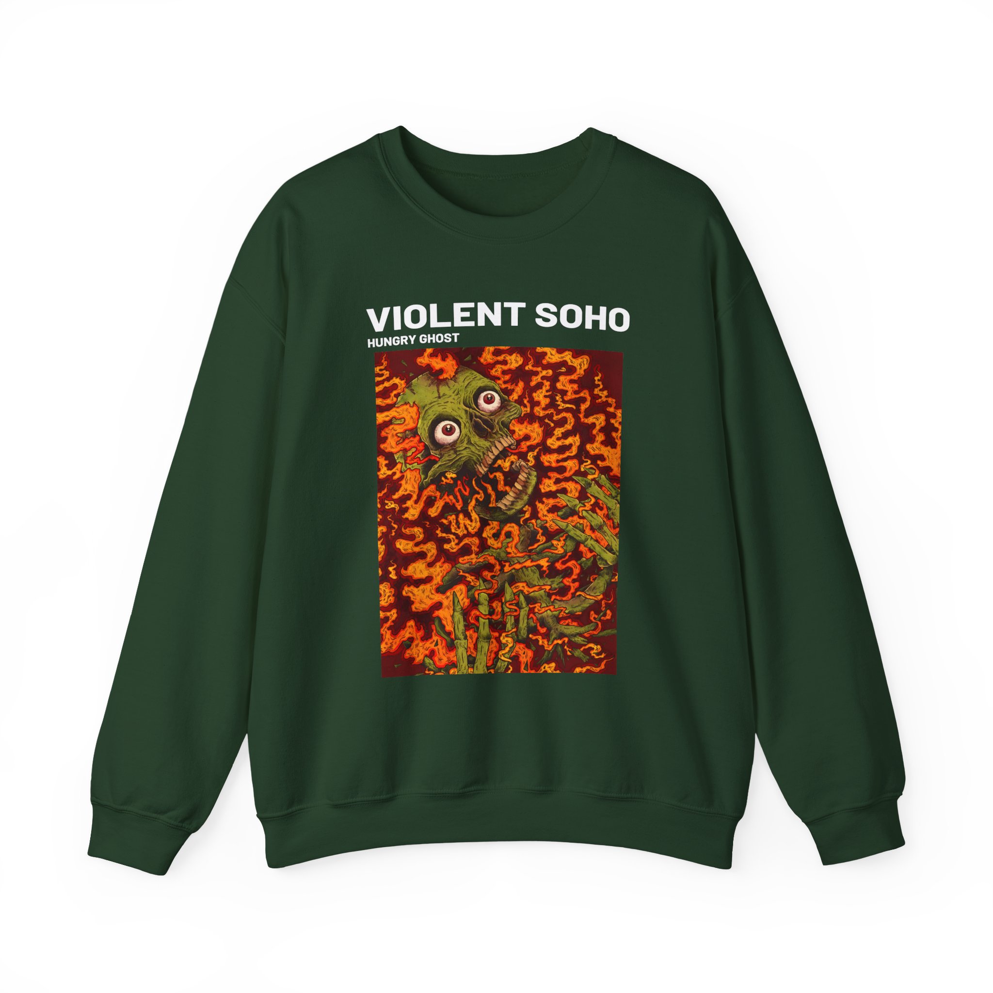 Violent Soho Hungry Ghost Unisex Heavy Blendâ„¢ Crewneck Sweatshirt