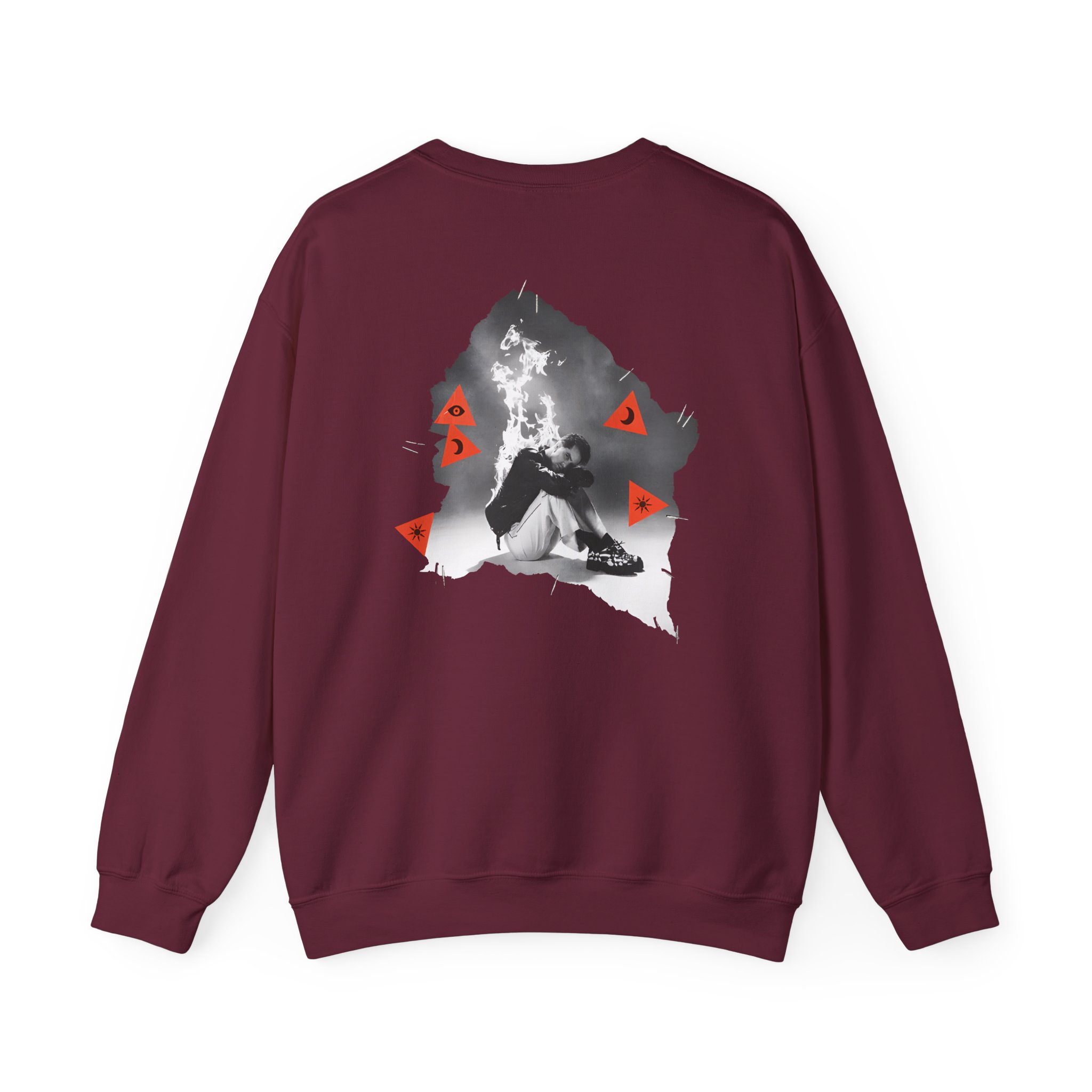 Panic at the Disco Eu/uk Tour Unisex Heavy Blendâ„¢ Crewneck Sweatshirt