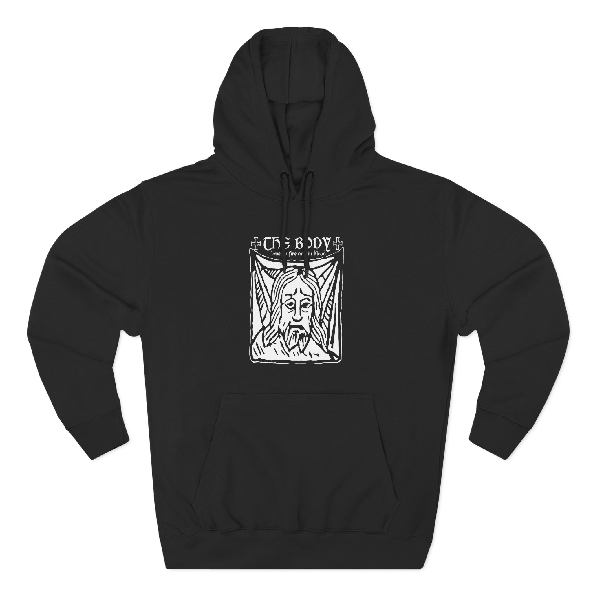 The Body Fire and Blood Three-Panel Fleece Hoodie