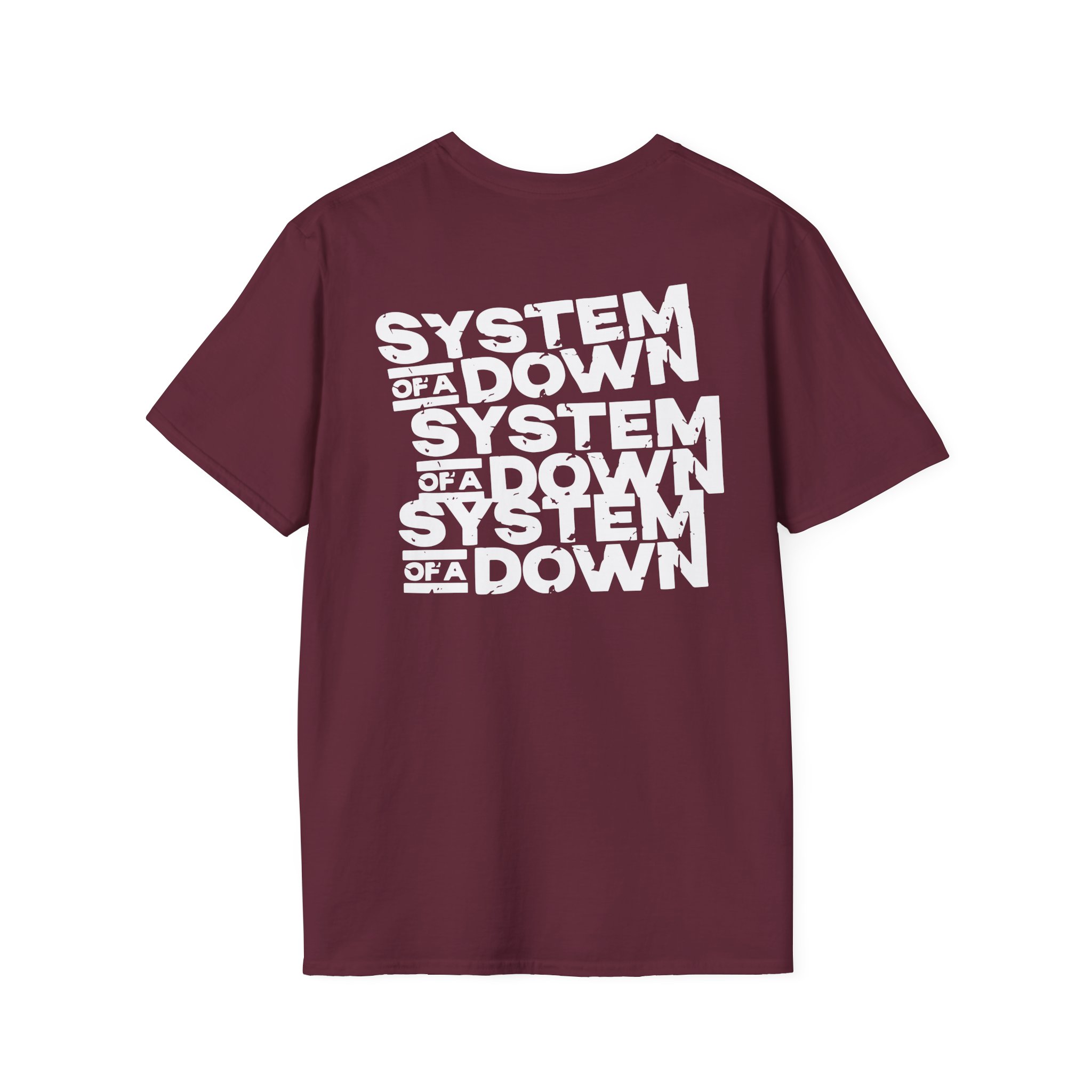 System of a Down Awake Distressed Unisex Softstyle T-Shirt