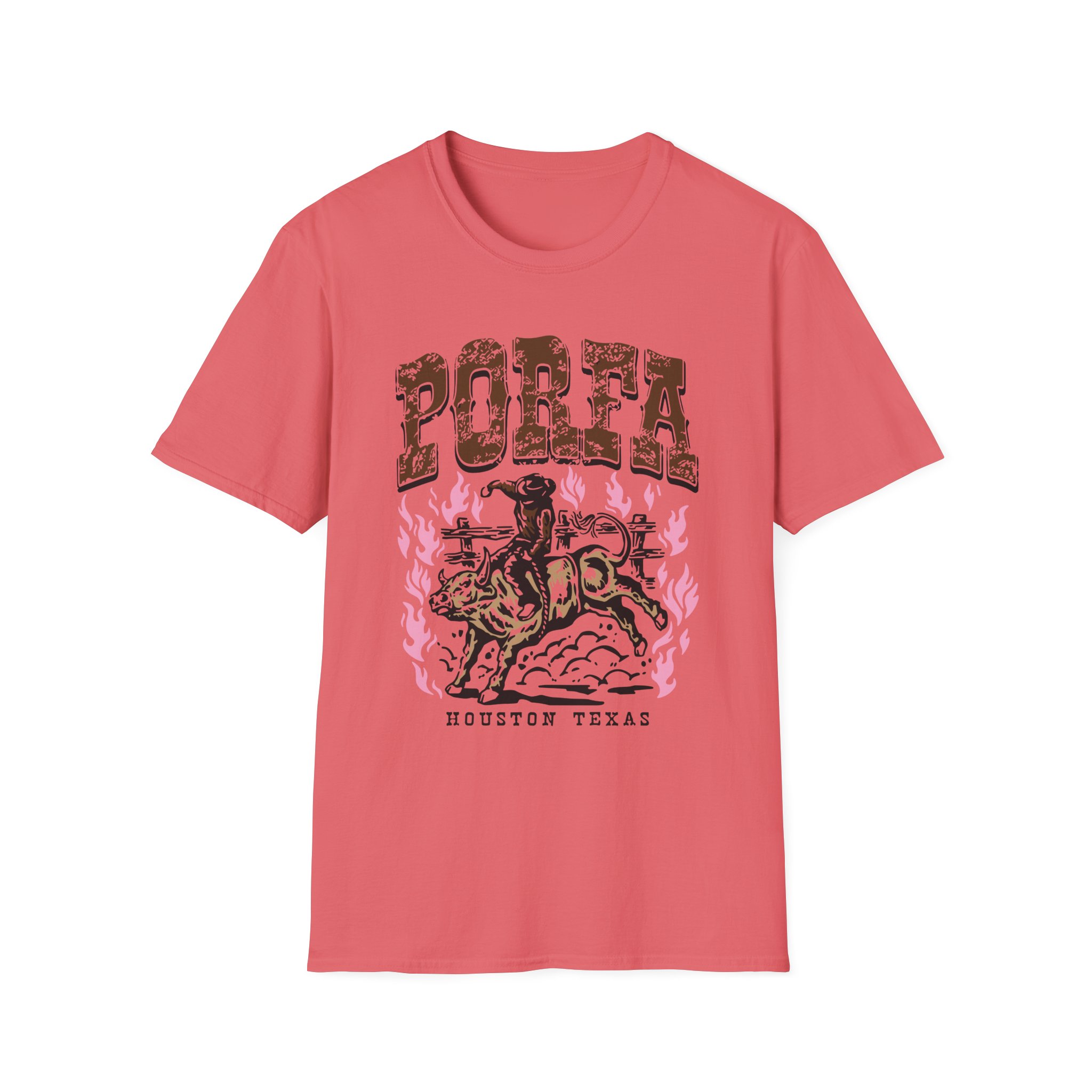 Porfa Houston Texas Unisex Softstyle T-Shirt