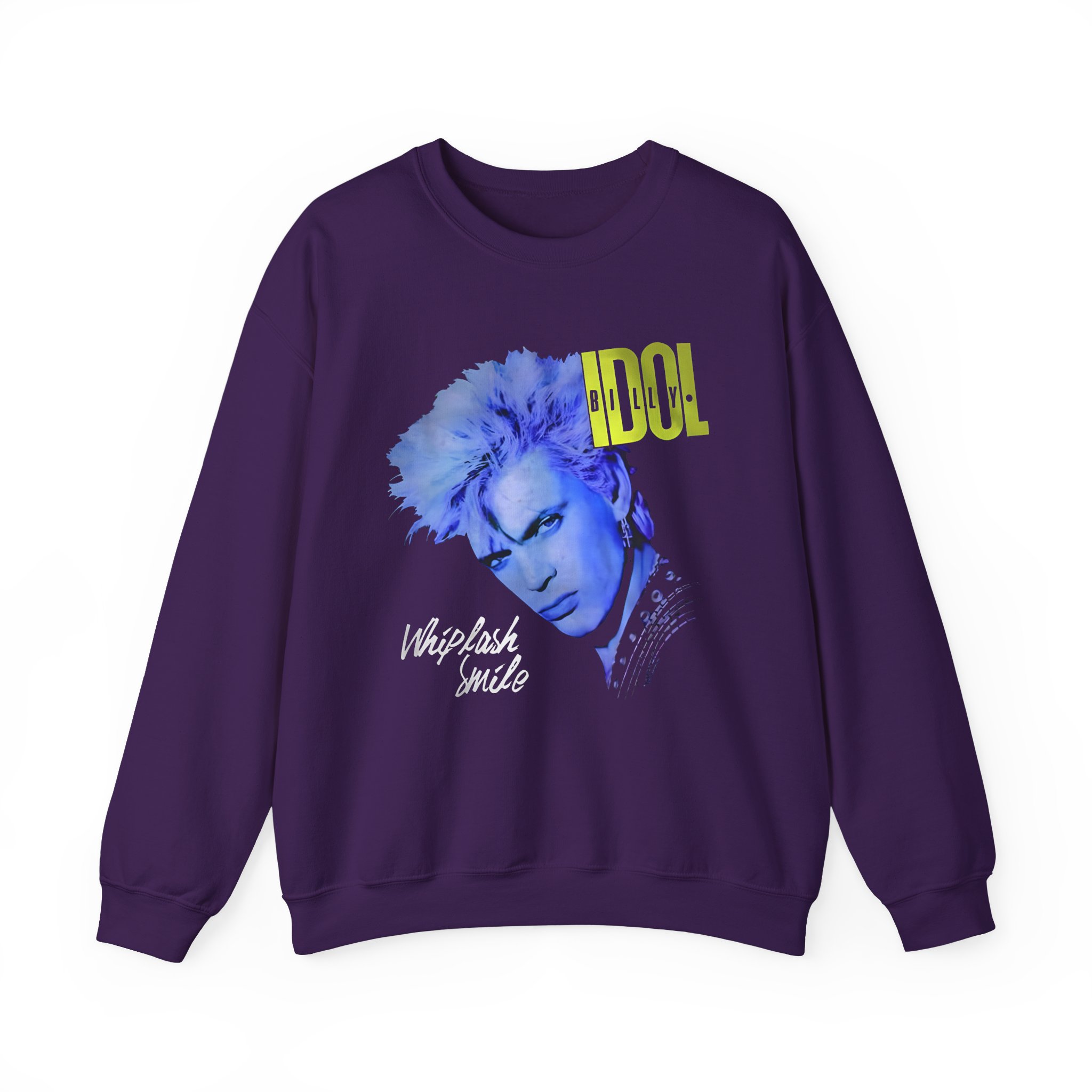 Billy Idol Whiplash Smile Album Unisex Heavy Blendâ„¢ Crewneck Sweatshirt