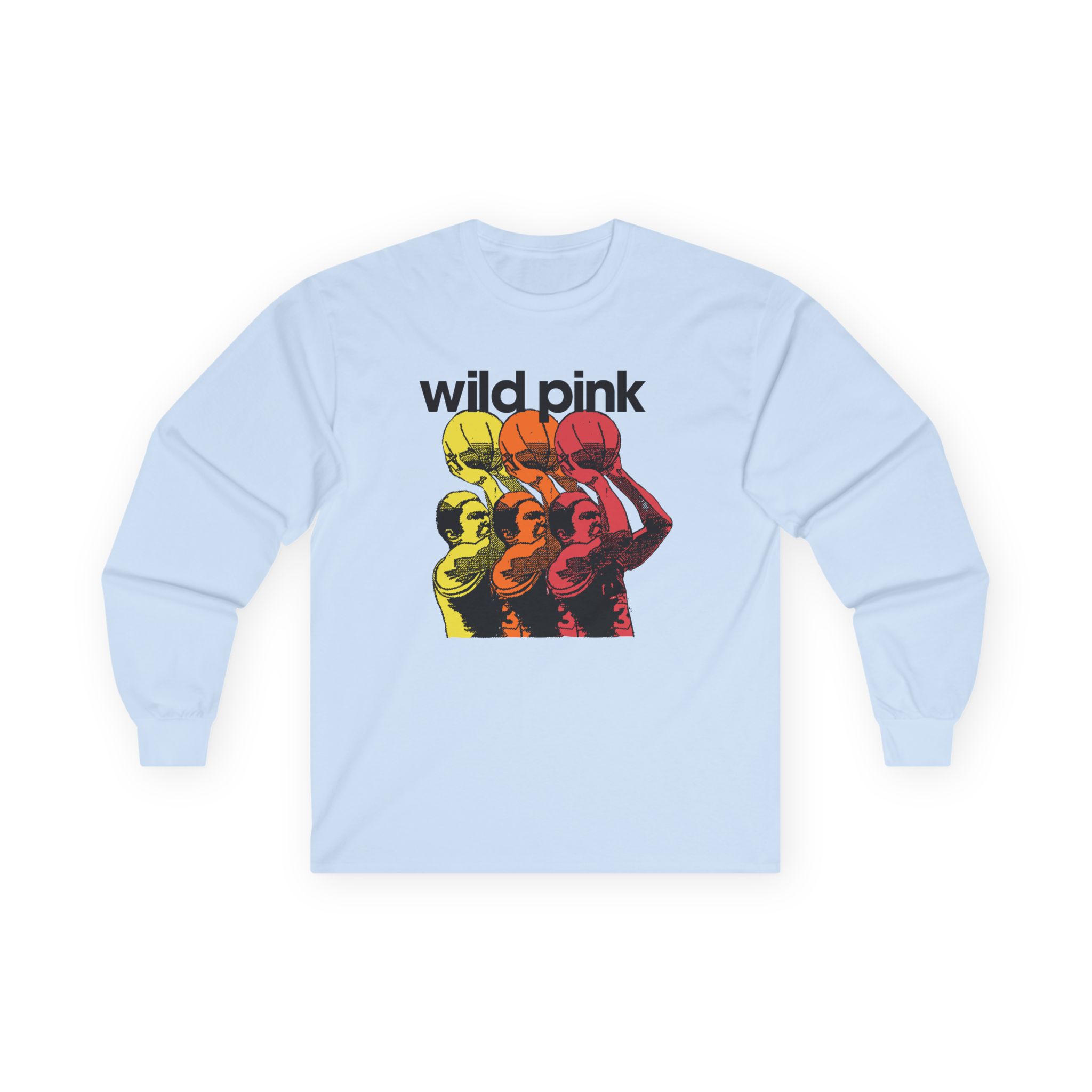 Wild Pink Basketball Unisex Ultra Cotton Long Sleeve Tee