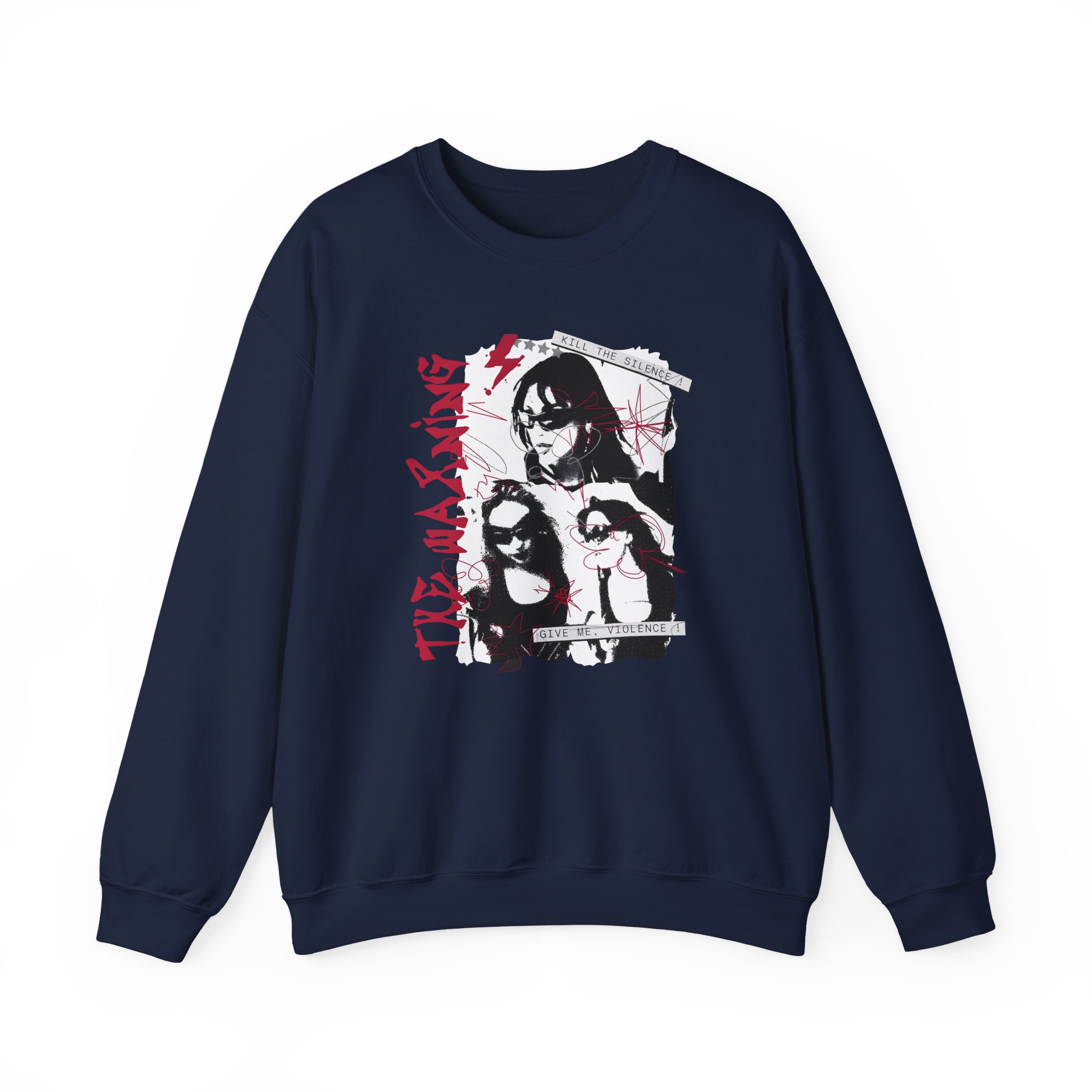 The Warning Silence Unisex Heavy Blendâ„¢ Crewneck Sweatshirt