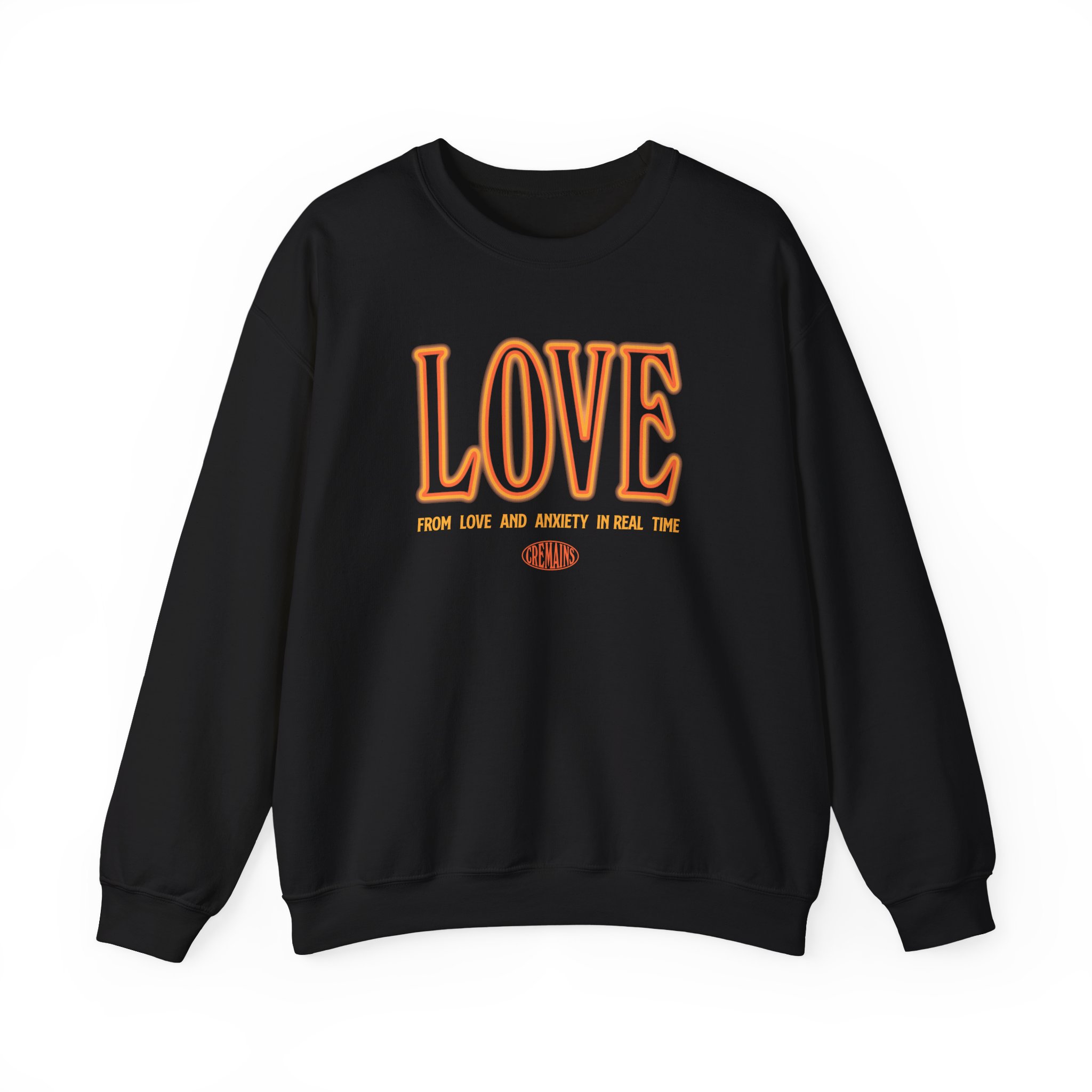 The Maine Love Hard Unisex Heavy Blend Crewneck Sweatshirt