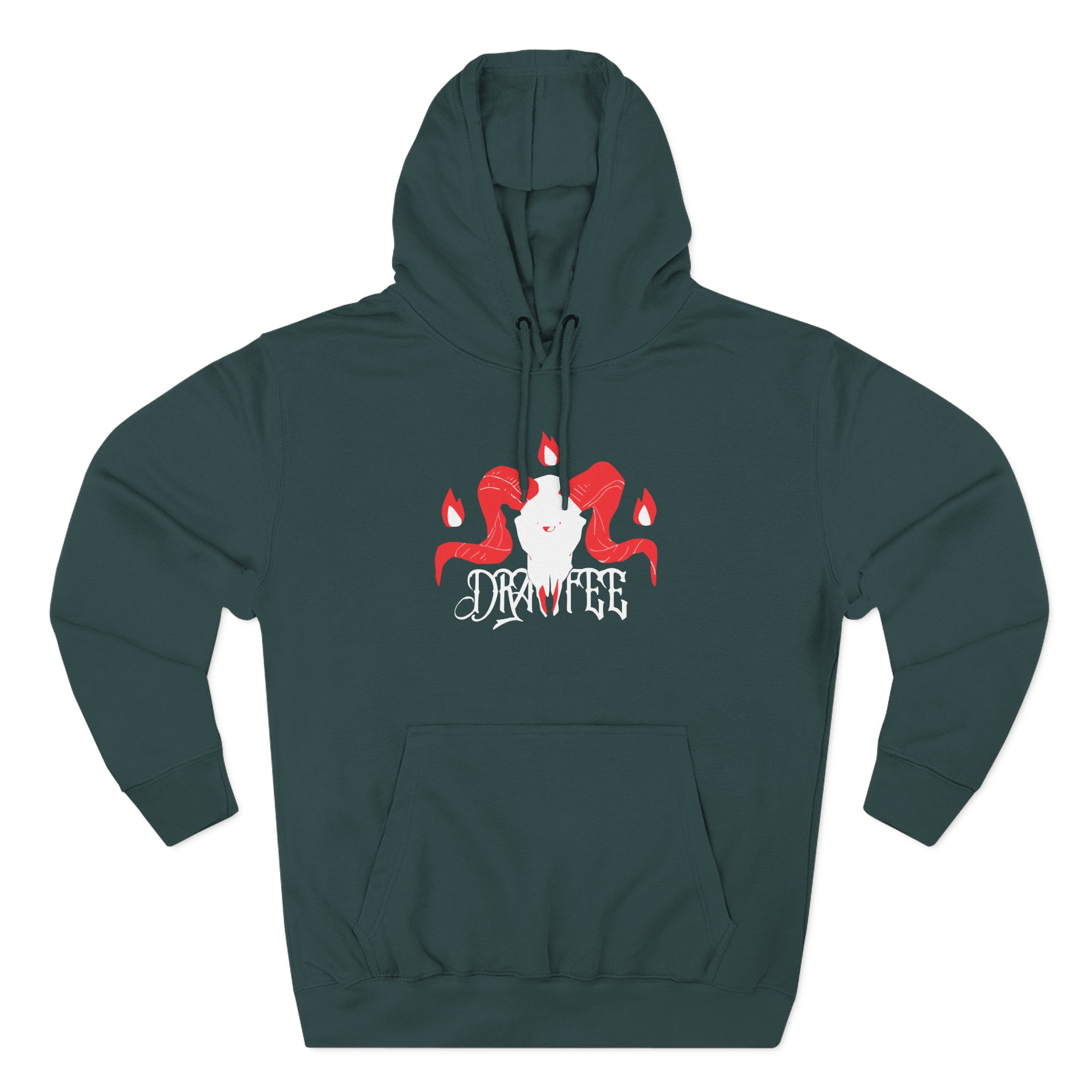 Drawfee Metal Three-Panel Fleece Hoodie
