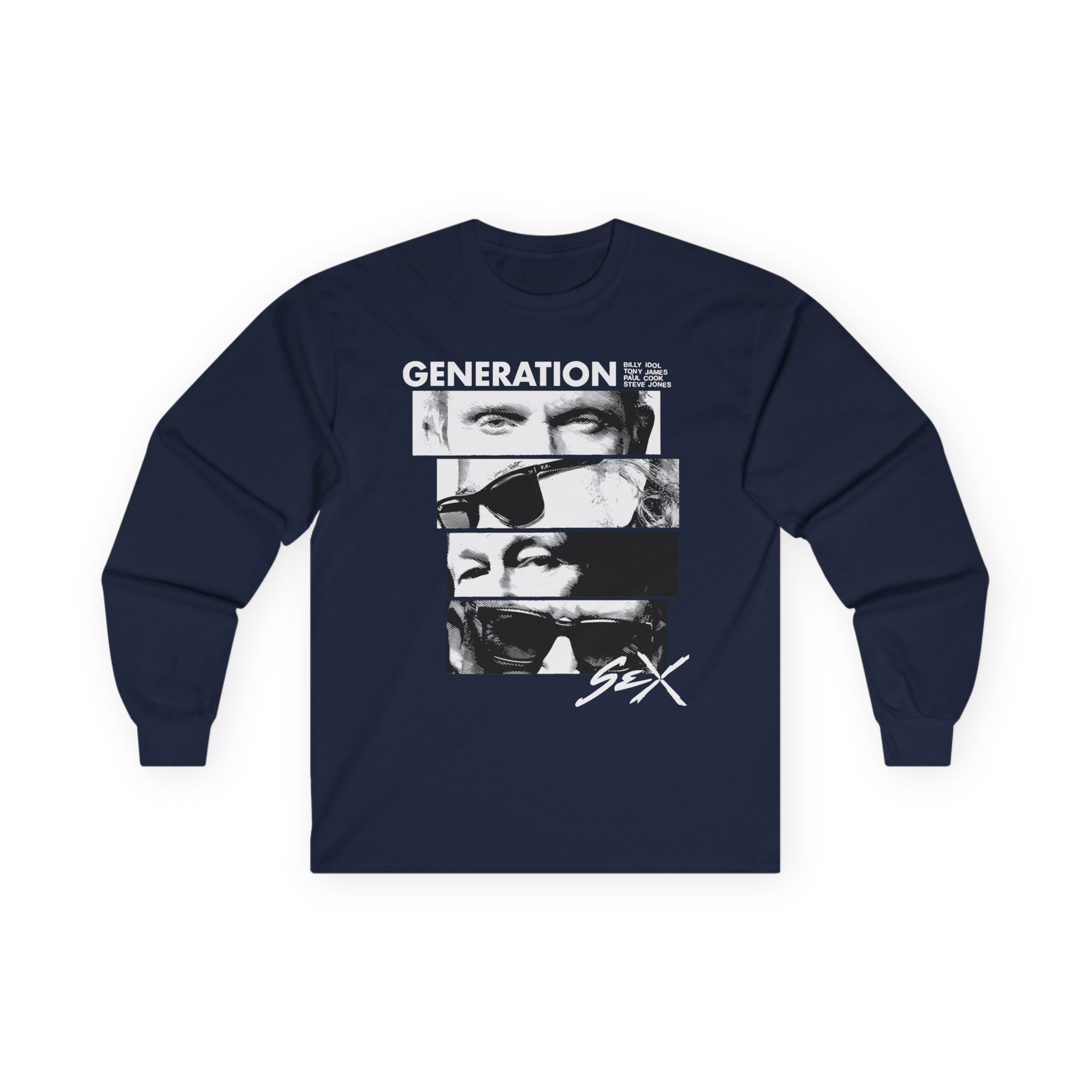 Billy Idol Eye Stack Unisex Ultra Cotton Long Sleeve Tee