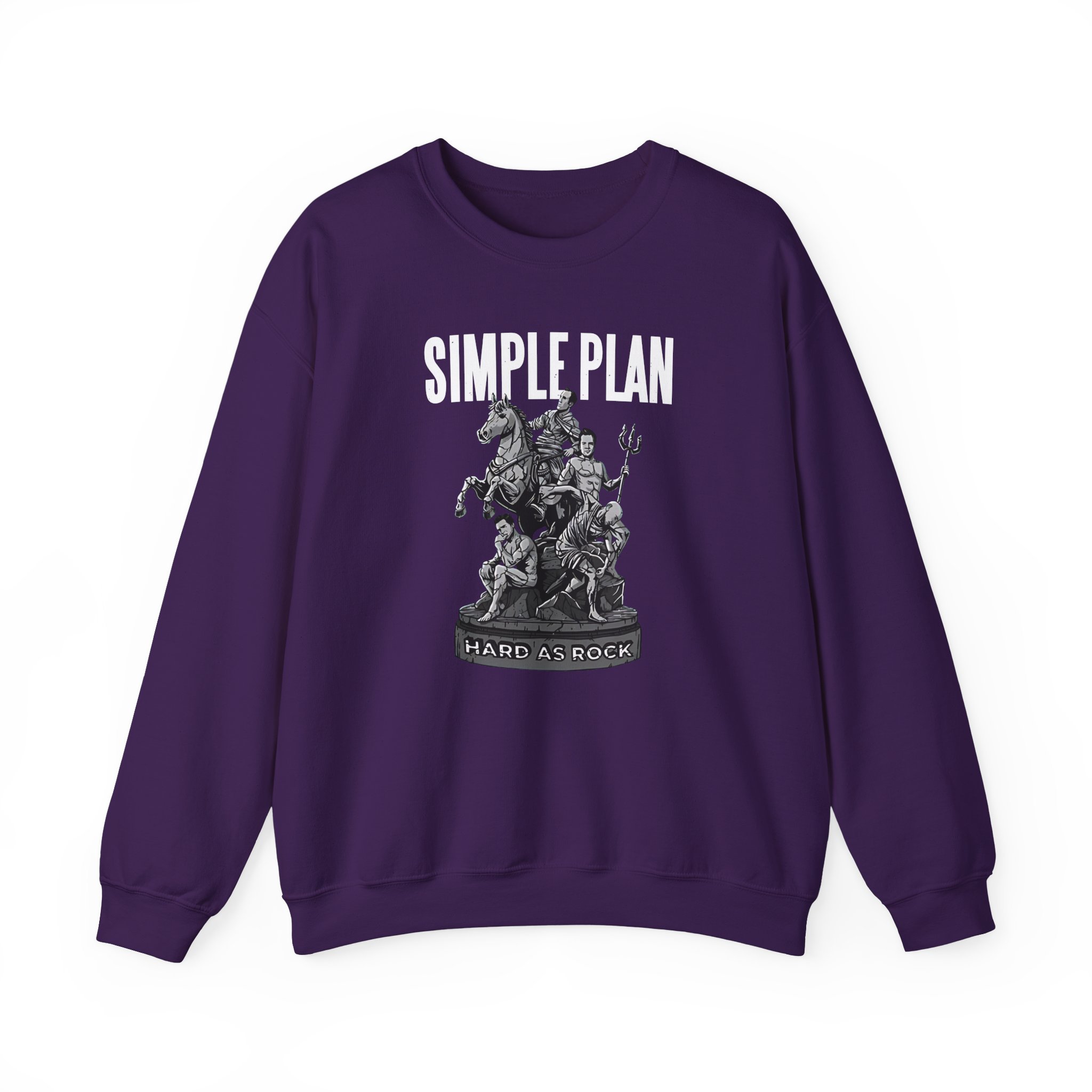 Simple Plan Hard as Rock Unisex Heavy Blendâ„¢ Crewneck Sweatshirt