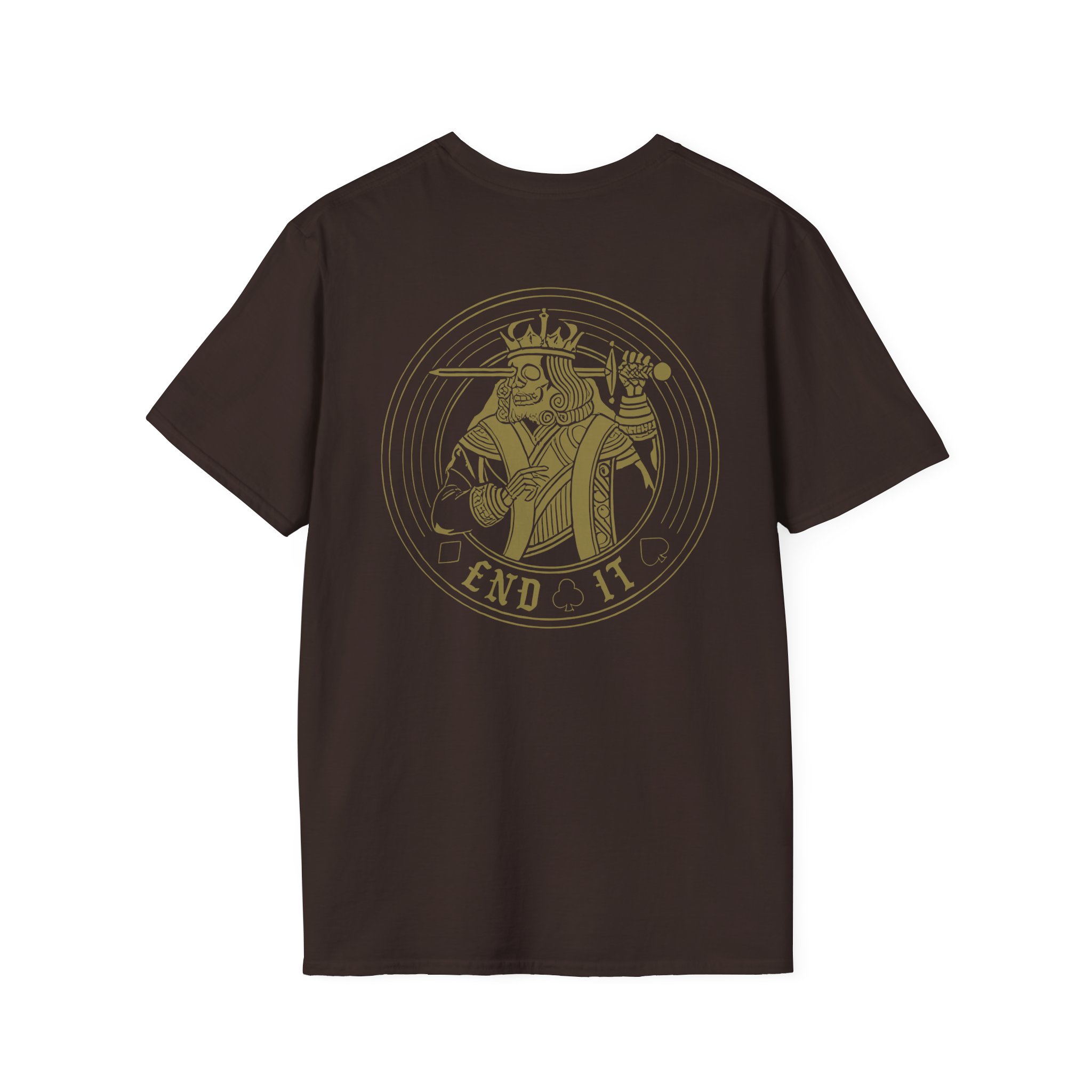 End It King Circle Unisex Softstyle T-Shirt