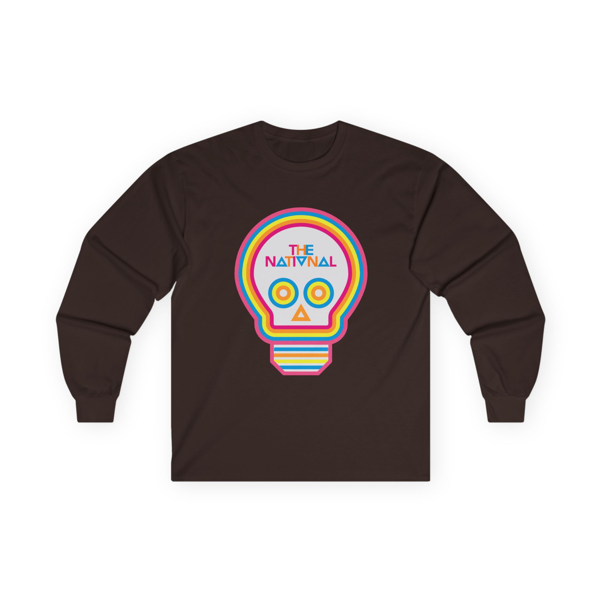 The National Lightbulb Skull Unisex Ultra Cotton Long Sleeve Tee