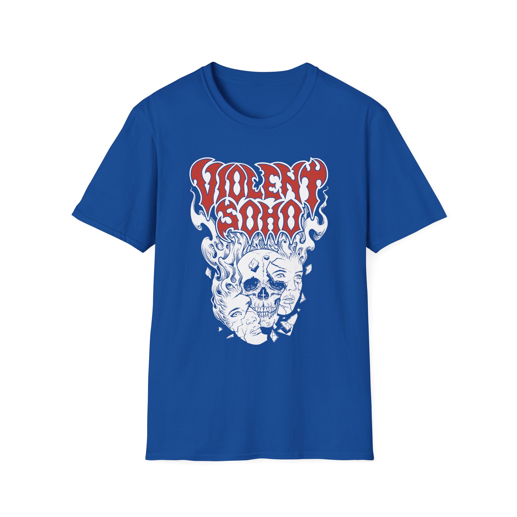 Violent Soho Murdoch Skull Unisex Softstyle T-Shirt