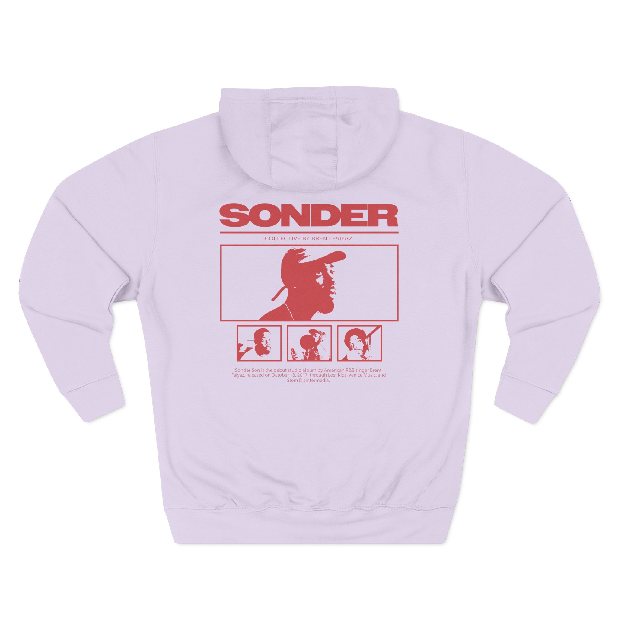 Brent Faiyaz Sonder Three-Panel Fleece Hoodie