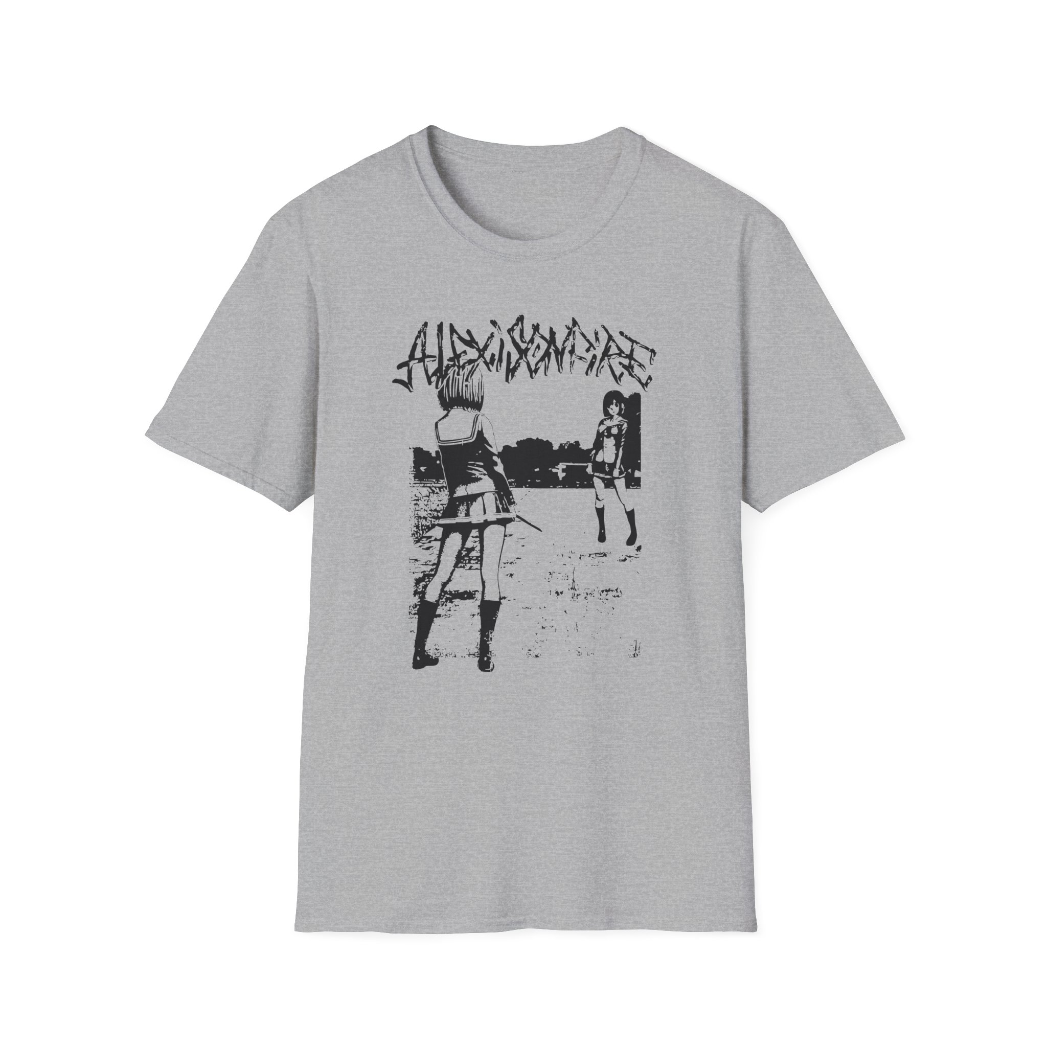 Alexisonfire Anime Knife Fight Unisex Softstyle T-Shirt