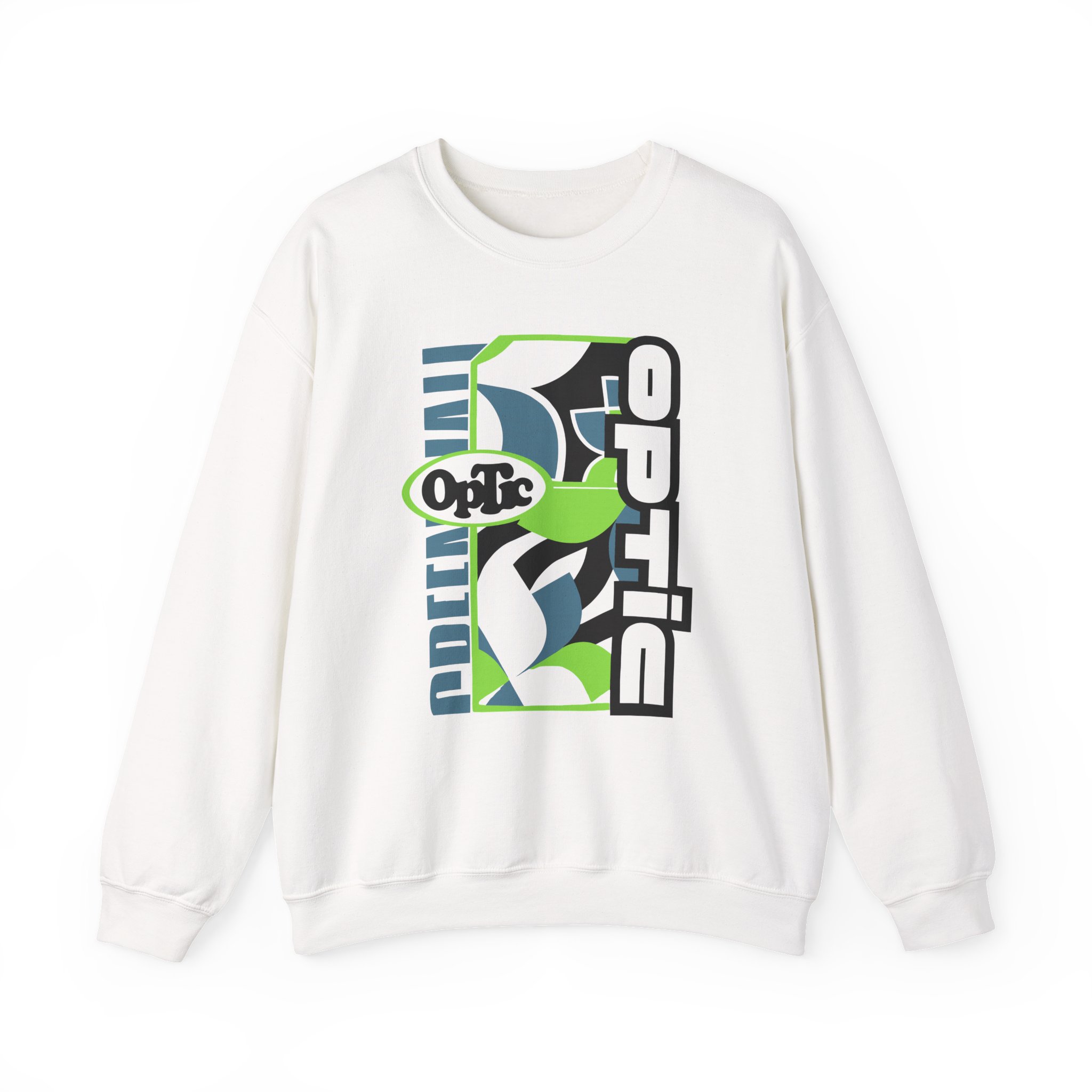 Optic Texas Modern Flower Unisex Heavy Blendâ„¢ Crewneck Sweatshirt