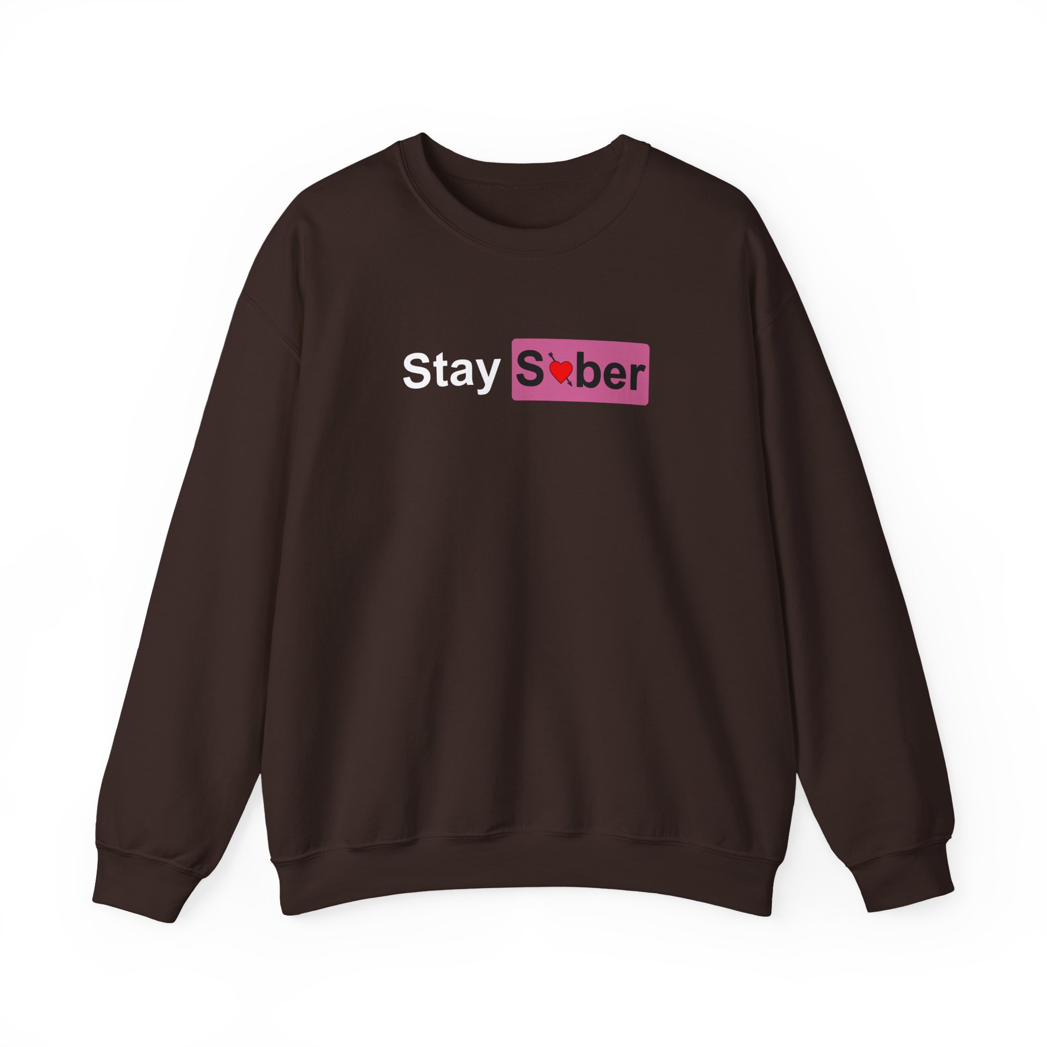 D’aydrian Harding Stay Sober Valentine's Day Unisex Heavy Blend™ Crewneck Sweatshirt
