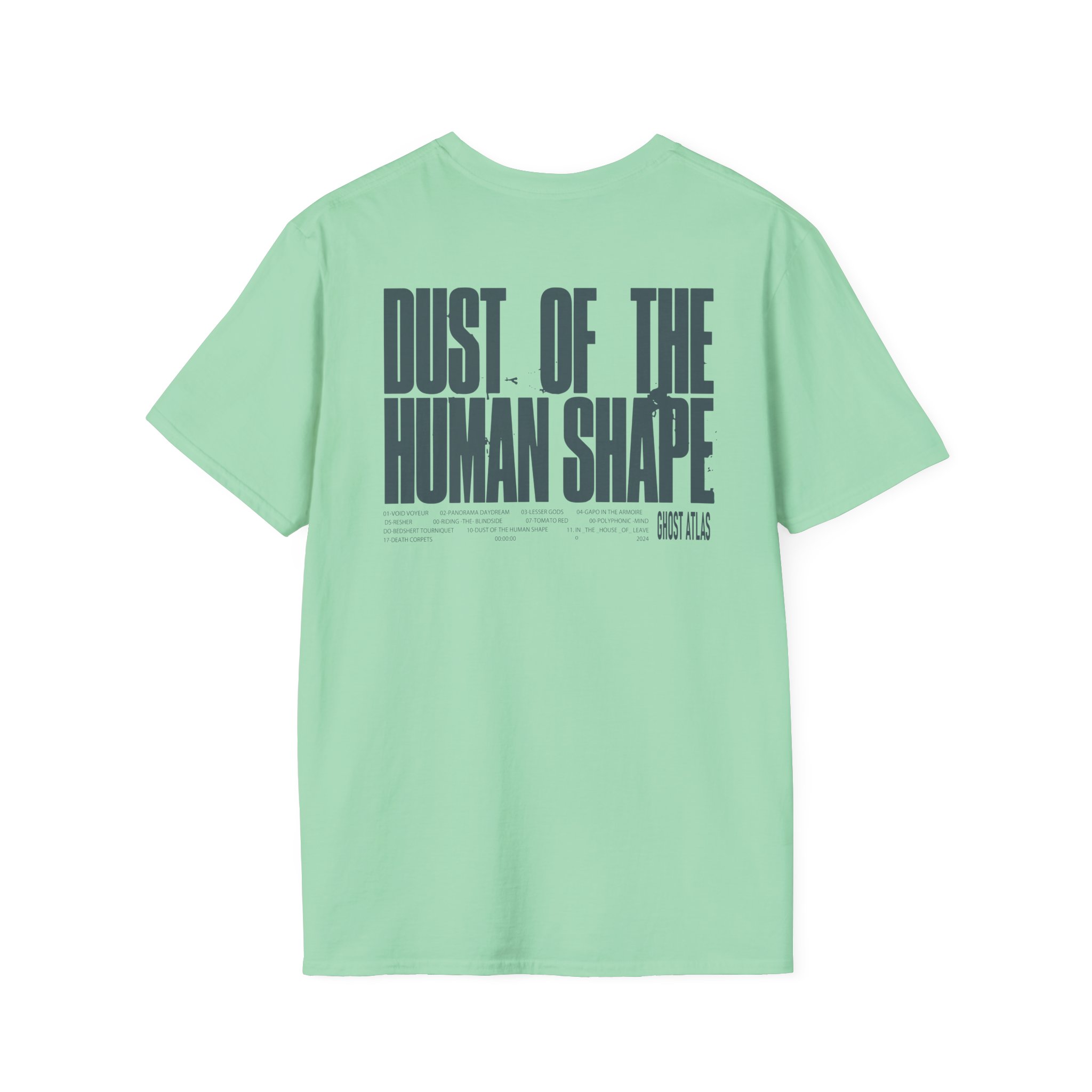 Ghost Atlas Dust of the Human Shape Unisex Softstyle T-Shirt