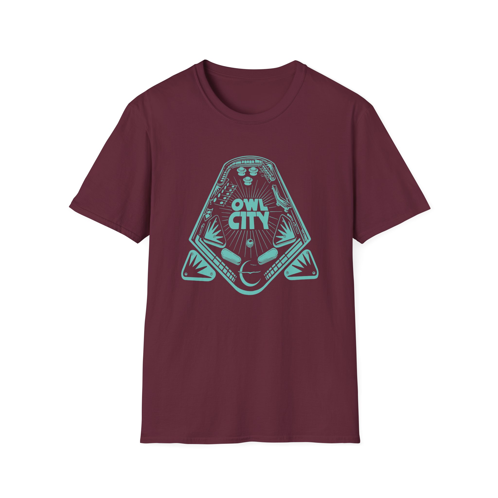 Owl City Pinball Unisex Softstyle T-Shirt