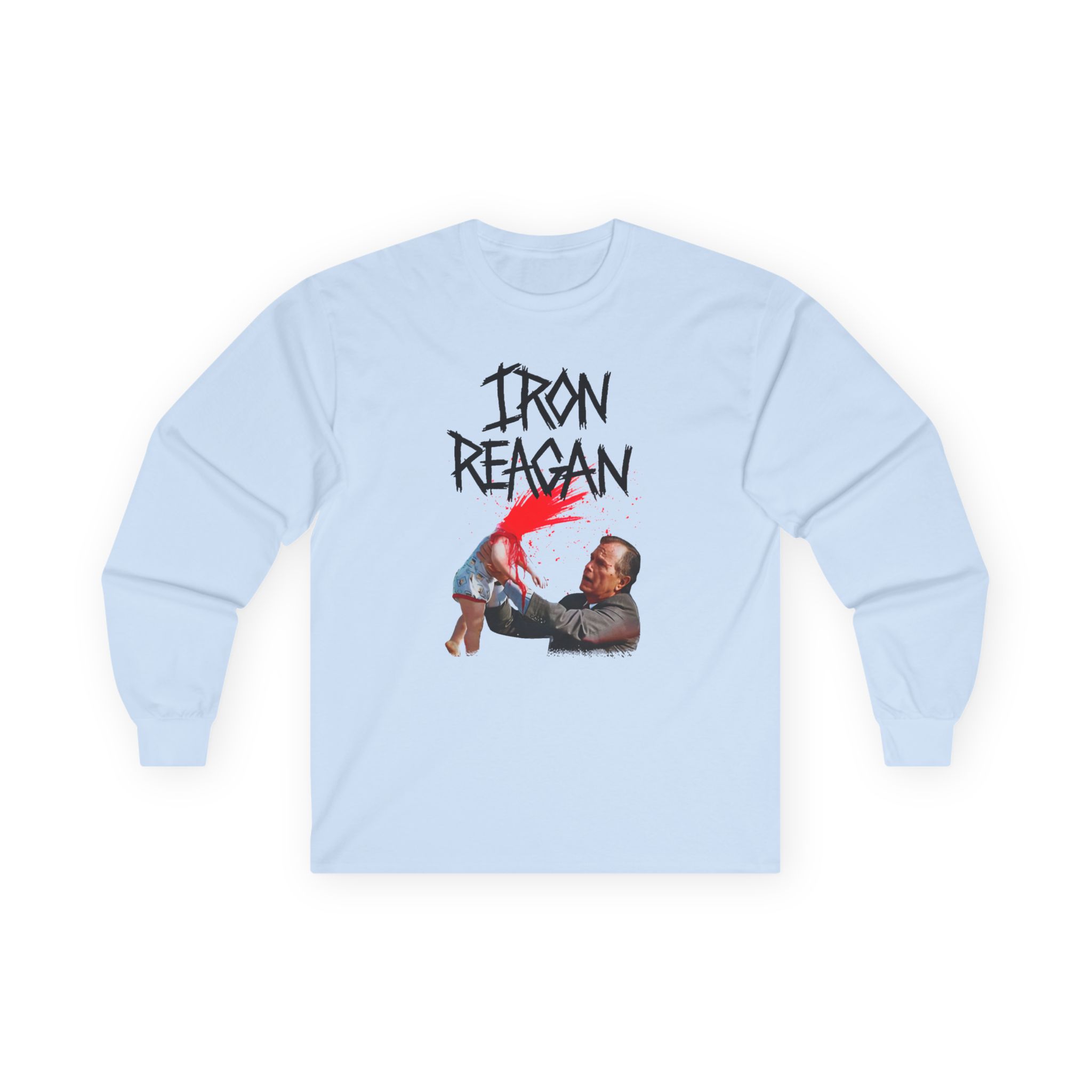 Iron Reagan Asshole Bush Unisex Ultra Cotton Long Sleeve Tee