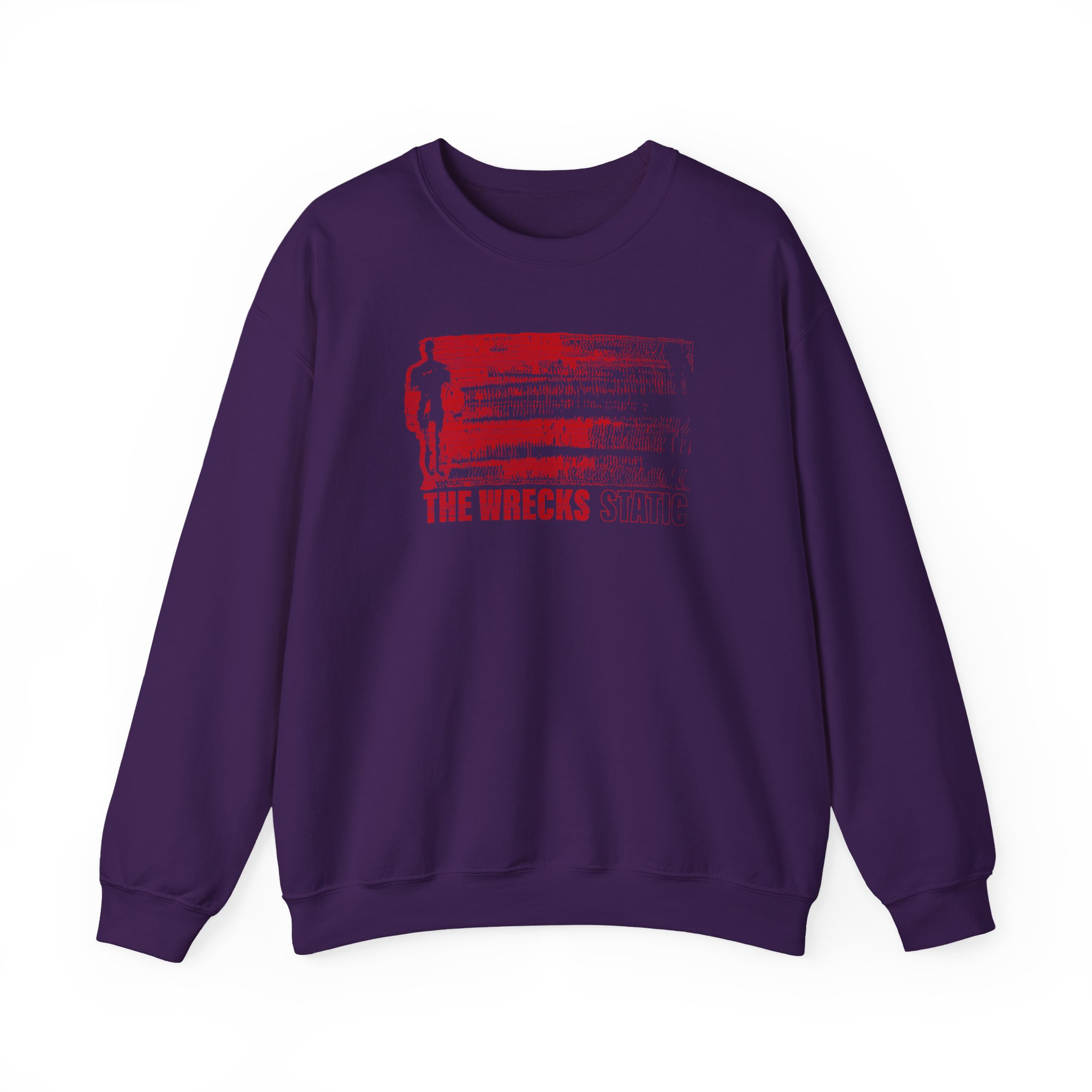 The Wrecks Static Unisex Heavy Blendâ„¢ Crewneck Sweatshirt