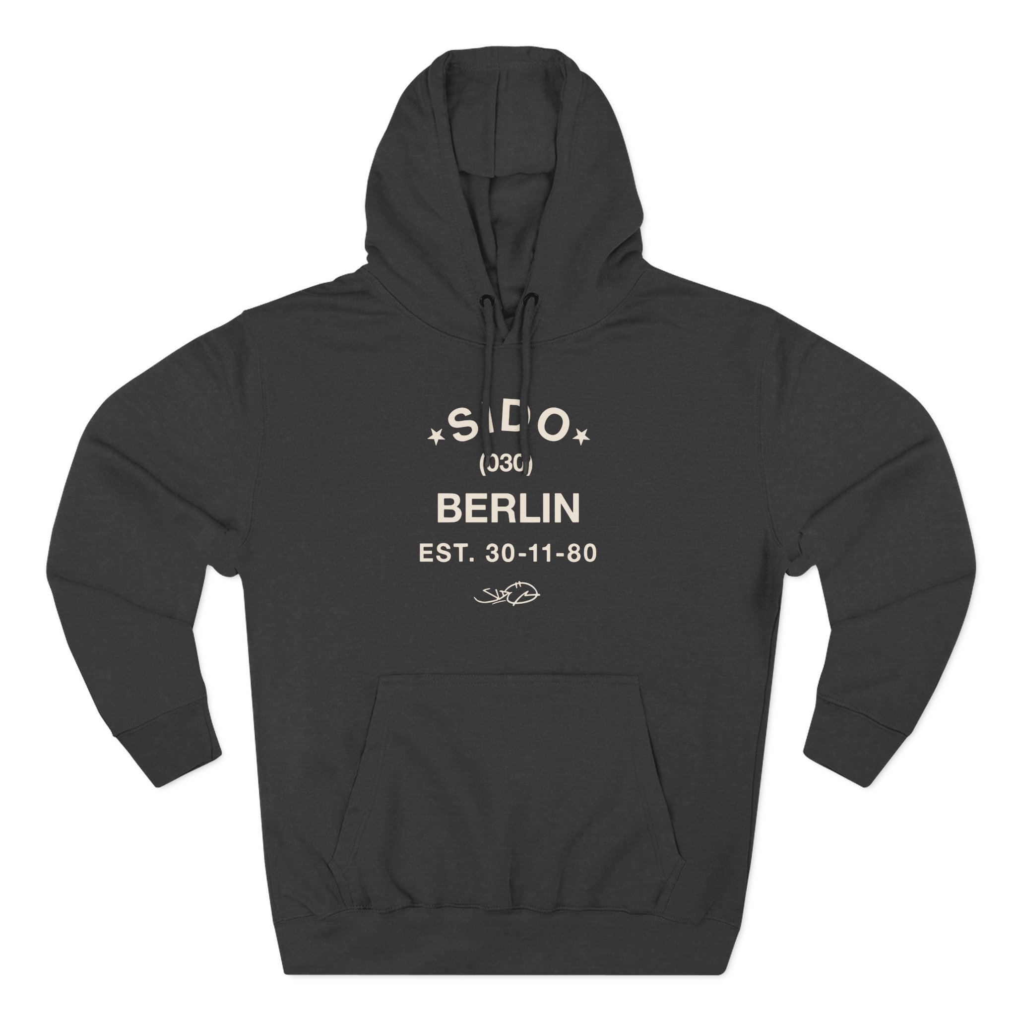 Sido (030) Berlin Three-Panel Fleece Hoodie