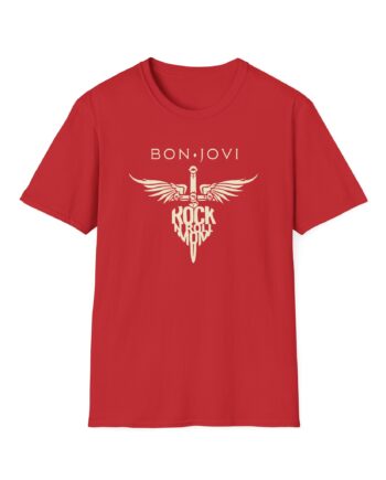 Bon Jovi Rock N' Roll Mom Unisex Softstyle T-Shirt