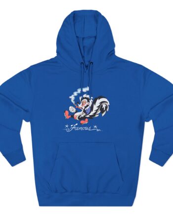 Kim Petras Famous Skunk Boxy Three-Panel Fleece Hoodie