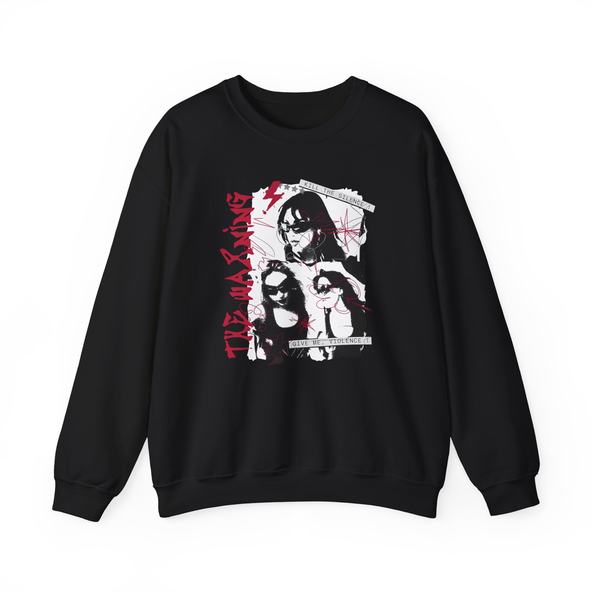 The Warning Silence Unisex Heavy Blendâ„¢ Crewneck Sweatshirt