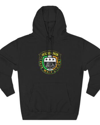 House of Pain Crest Distress Three-Panel Fleece Hoodie