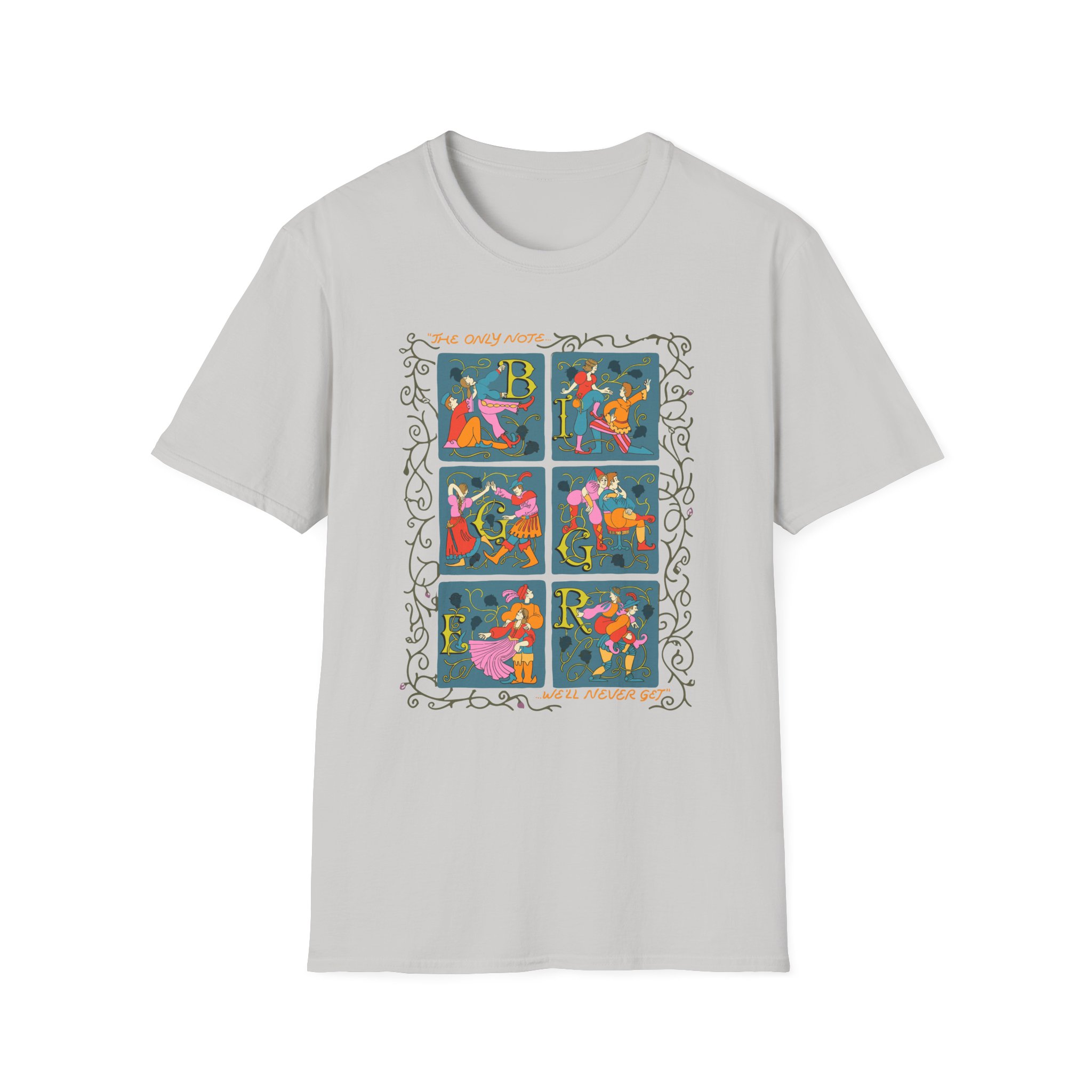Drawfee Medieval Improvisation Unisex Softstyle T-Shirt